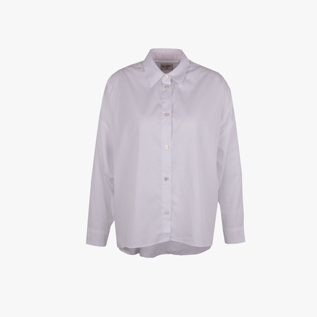 Fil Noir Bluse uni Heike | weiß