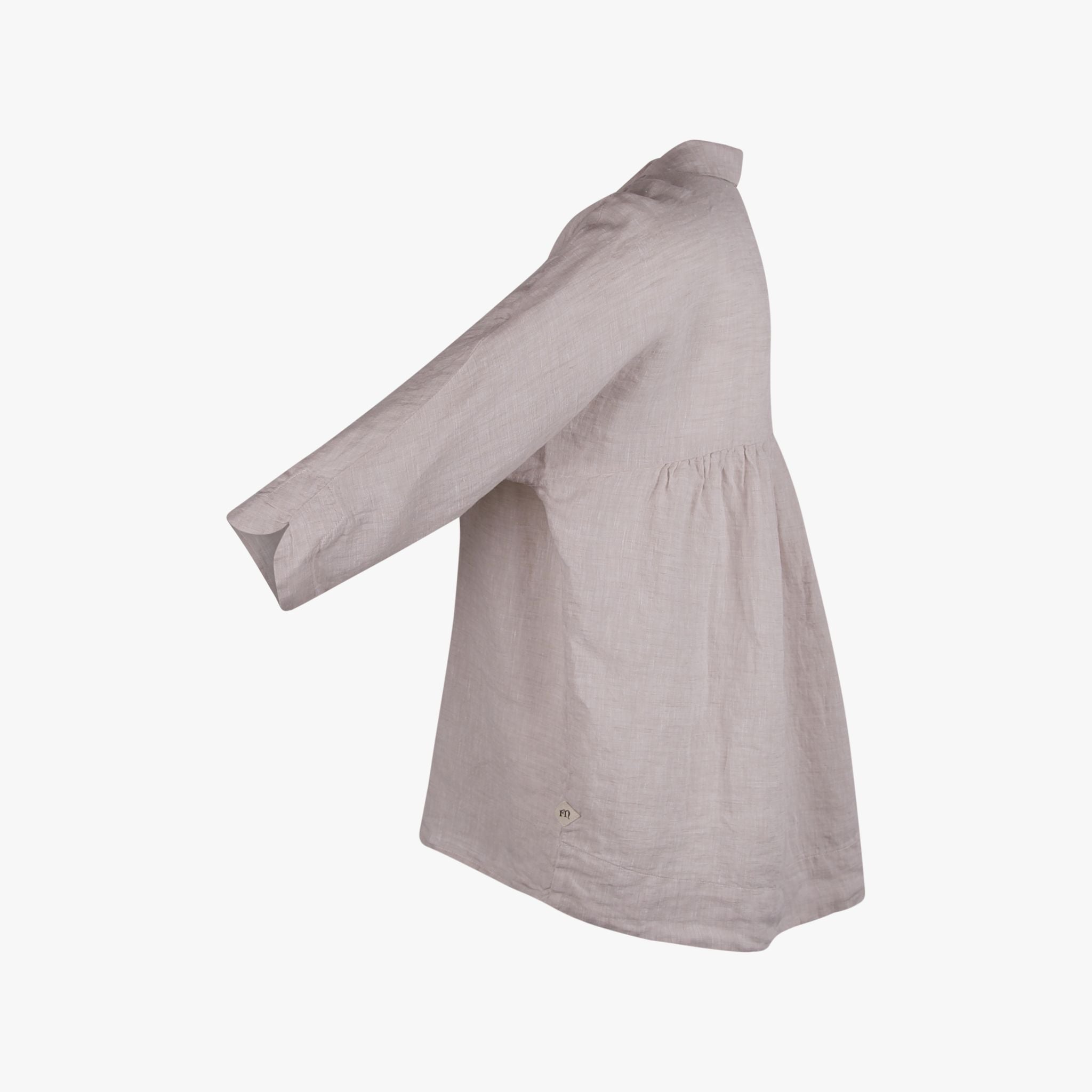 Fil Noir Leinenbluse | beige