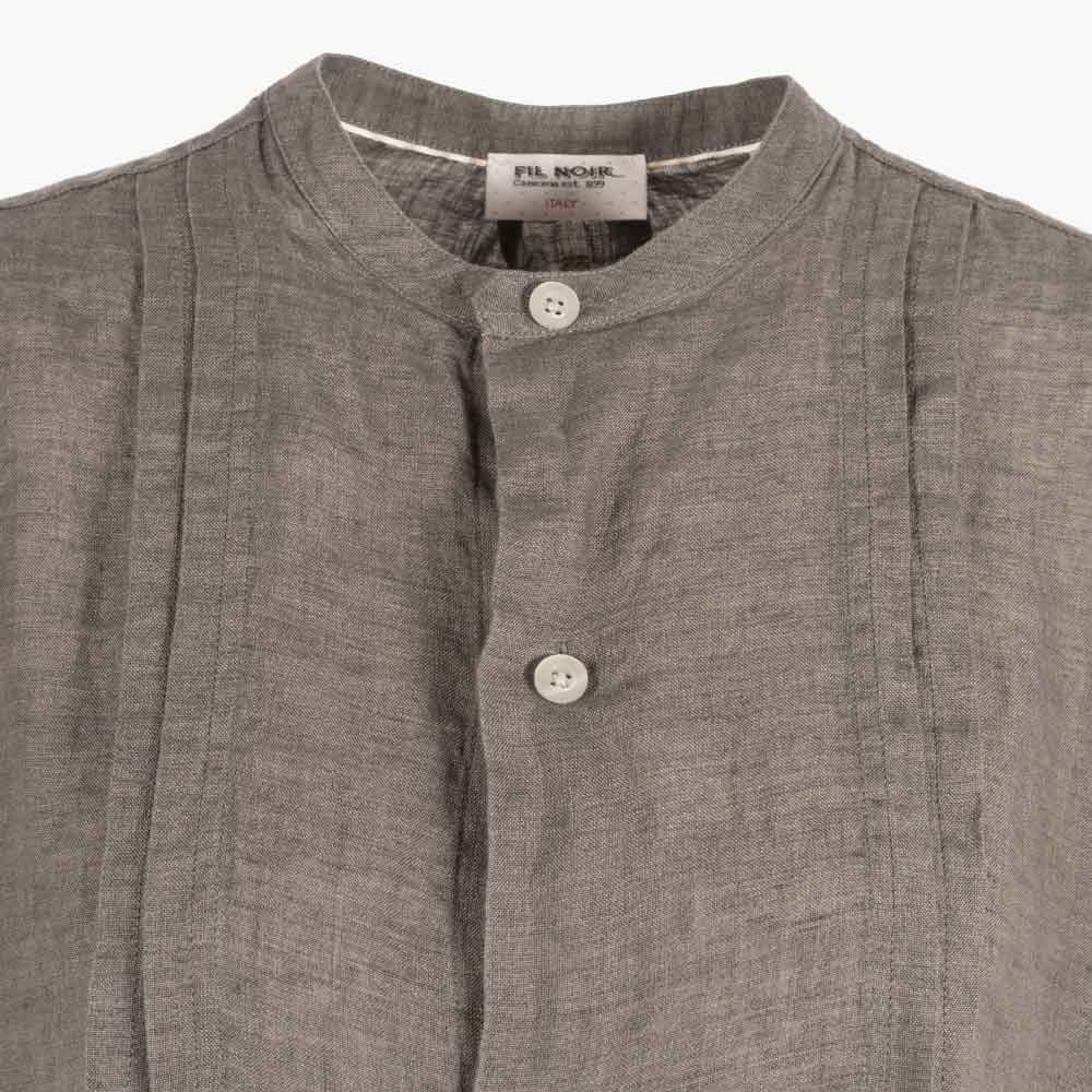 Fil Noir Leinenbluse o. Arm | anthra