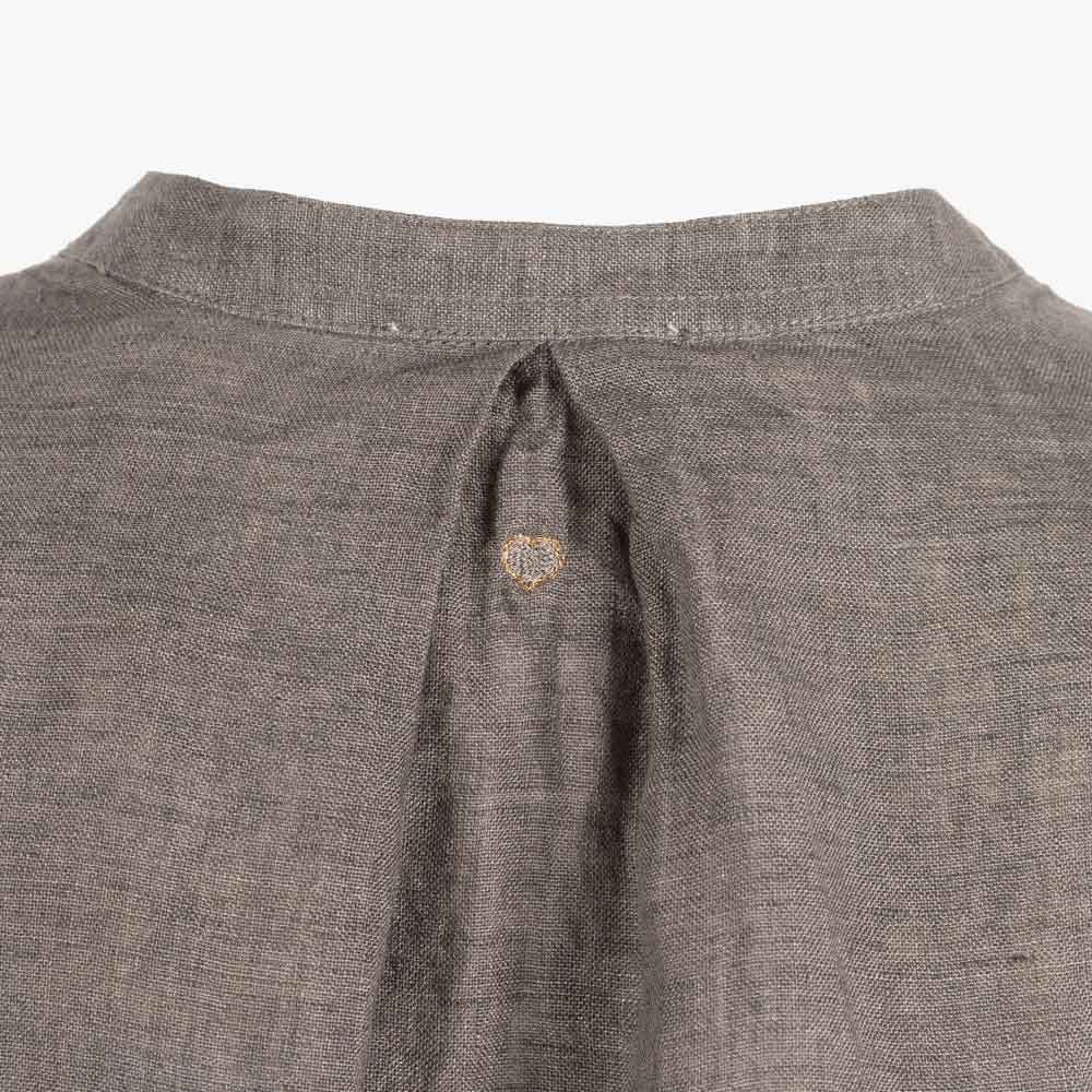 Fil Noir Leinenbluse o. Arm | anthra