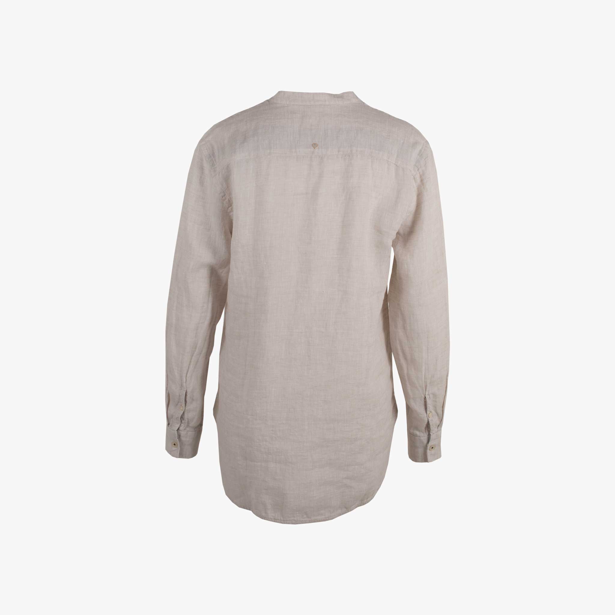 Fil Noir Leinenbluse Patricia | beige