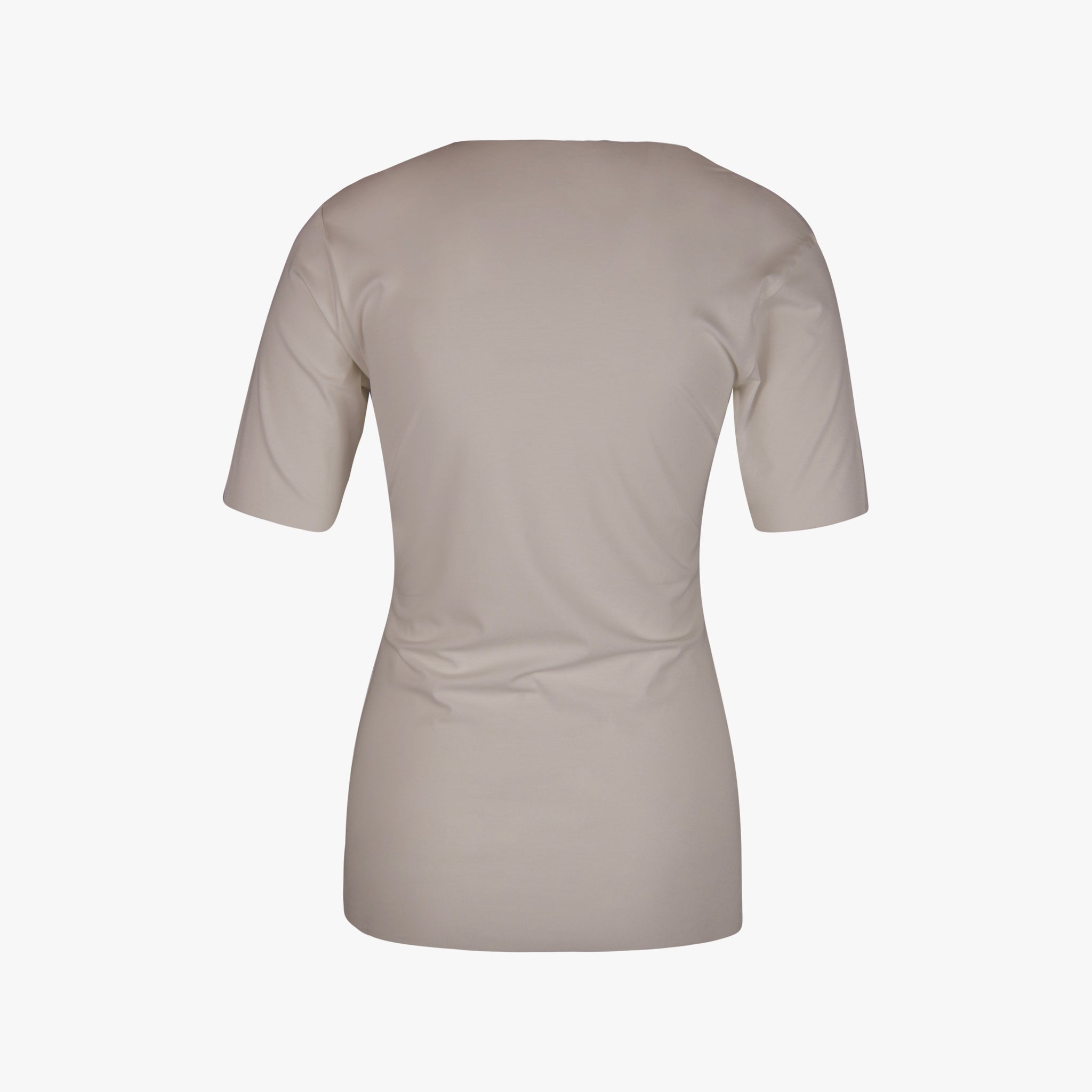 Fil Noir Rundhals Shirt Lasercut Kurzarm | offwhite