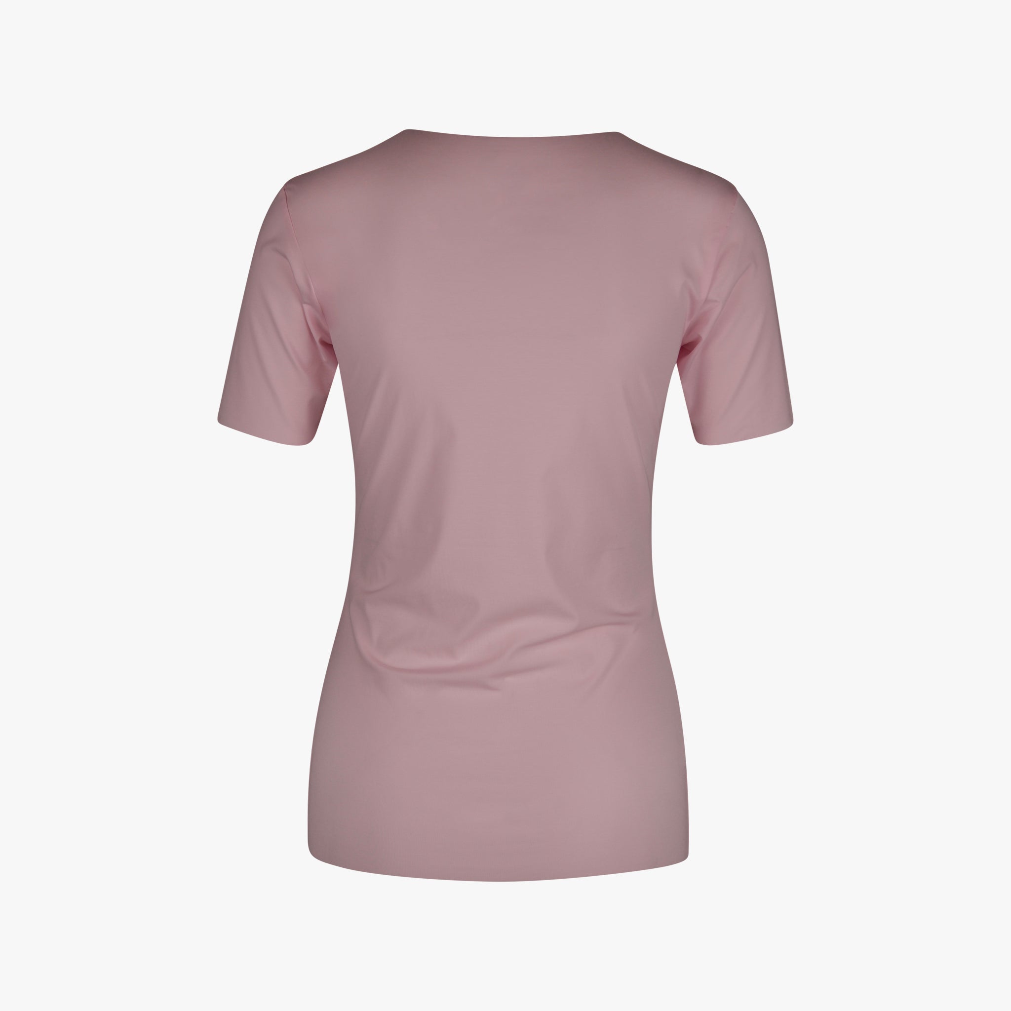 Fil Noir Rundhals Shirt Lasercut Kurzarm | rose