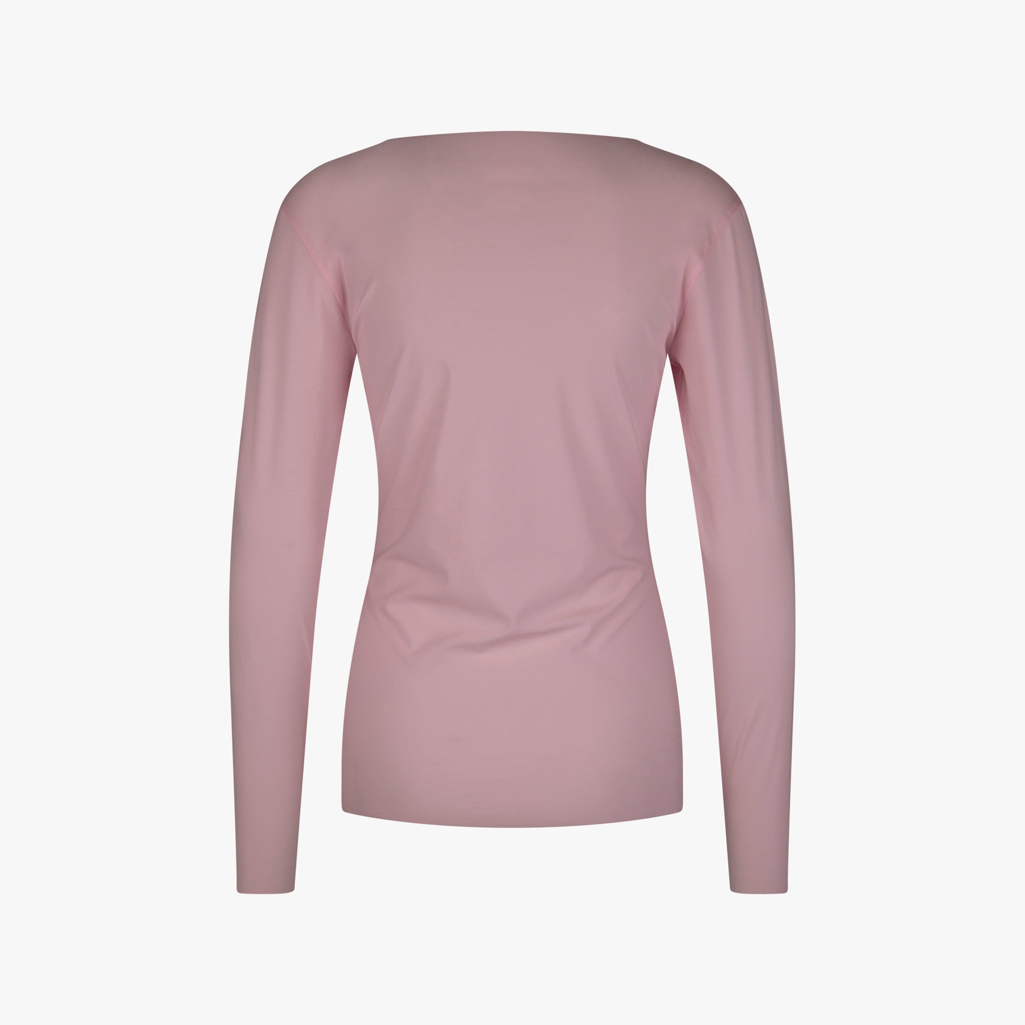 Fil Noir Rundhals Shirt Lasercut Langarm | rose