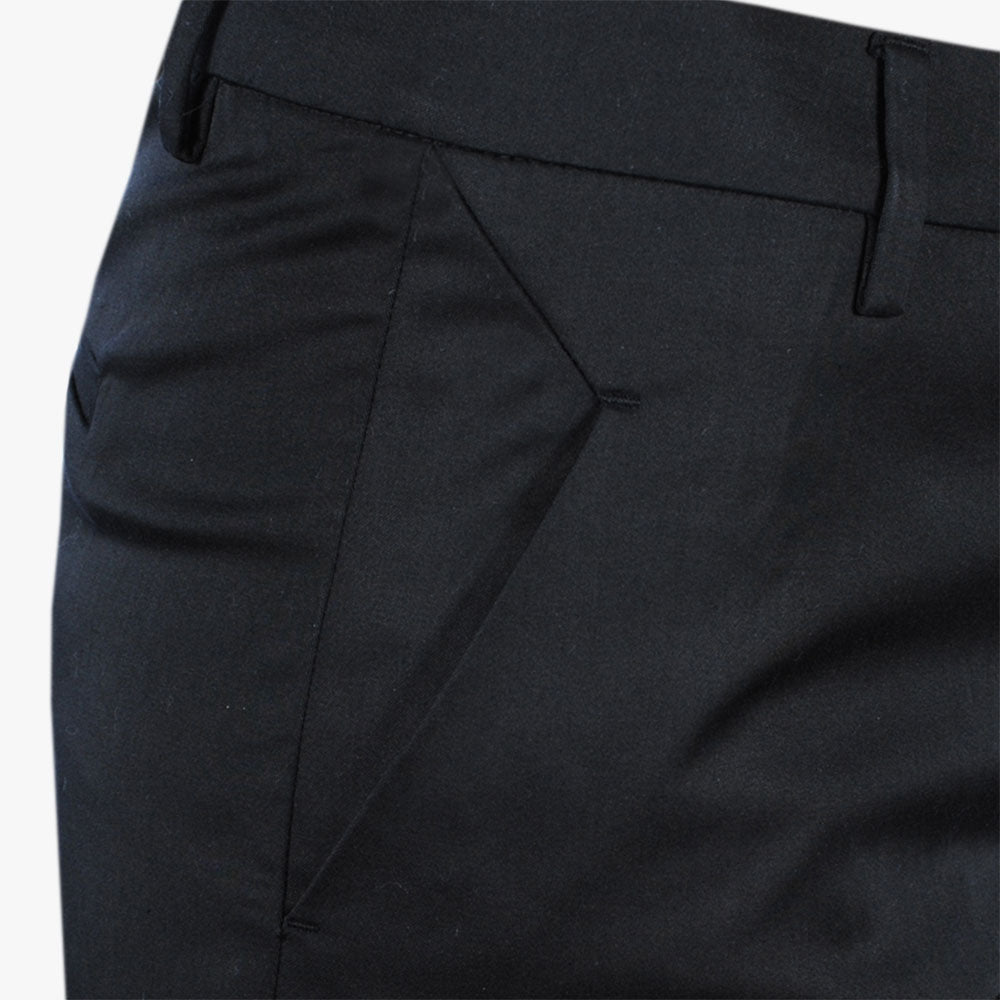 Hose Kylie Crop Split | schwarz