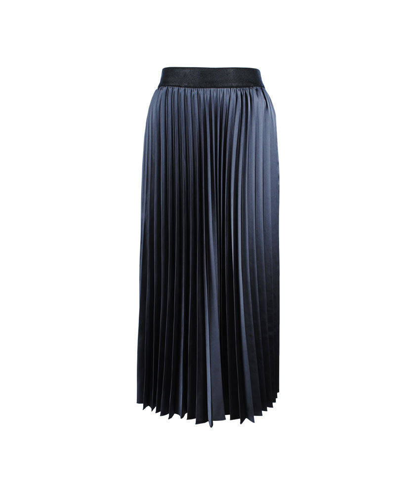 Plisseerock uni | anthra