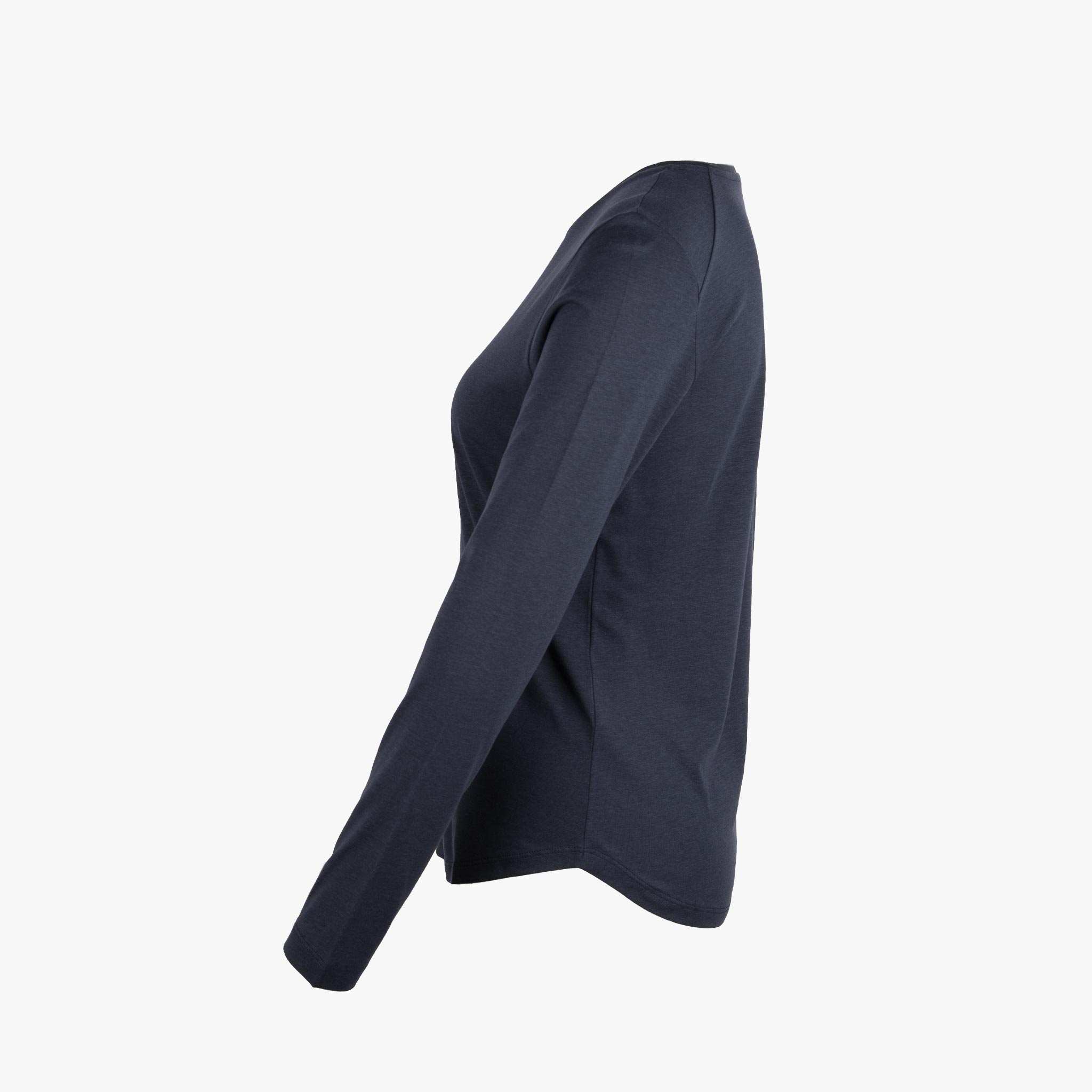 Funktion Schnitt Langarm Shirt | navy