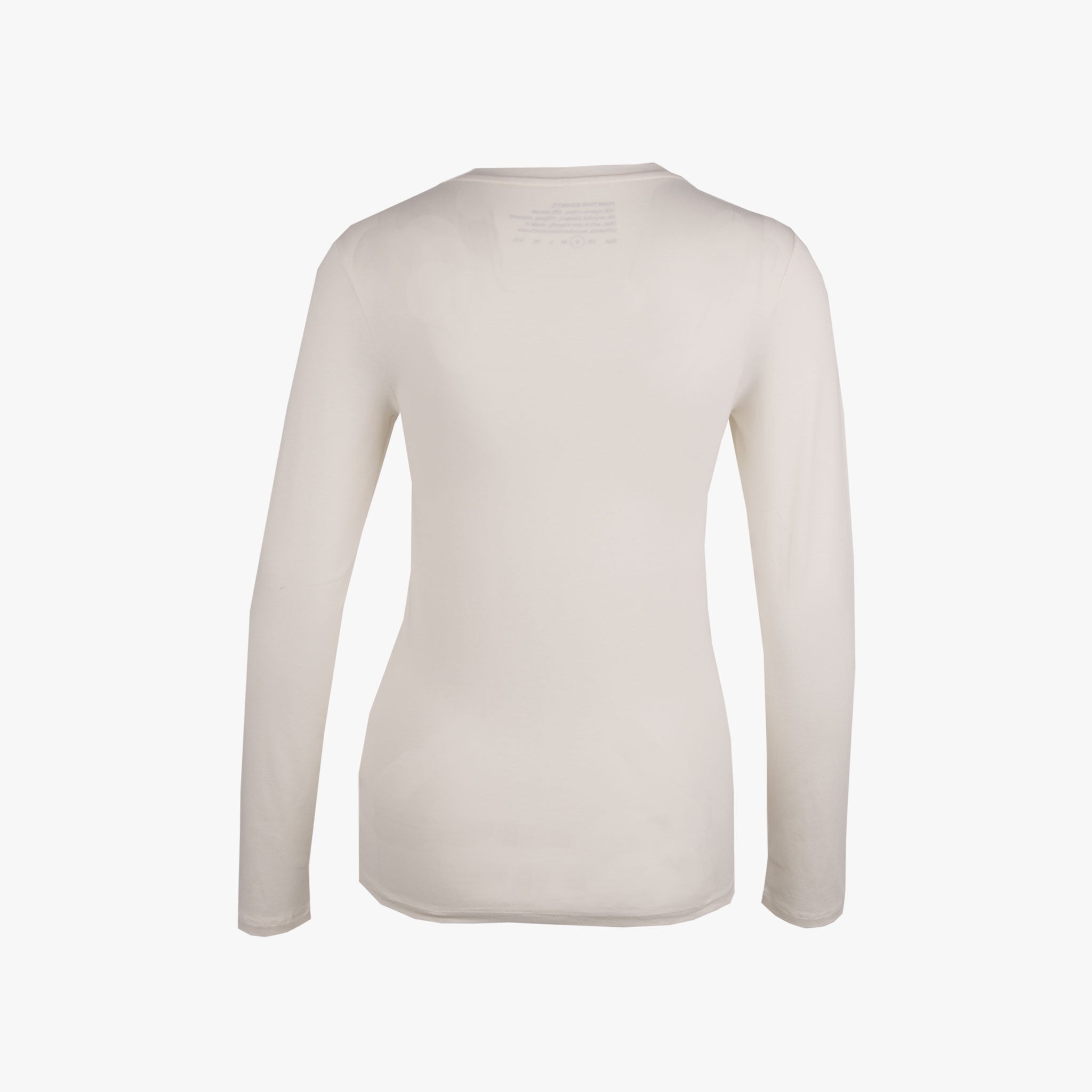 Funktion Schnitt Langarmshirt | weiß