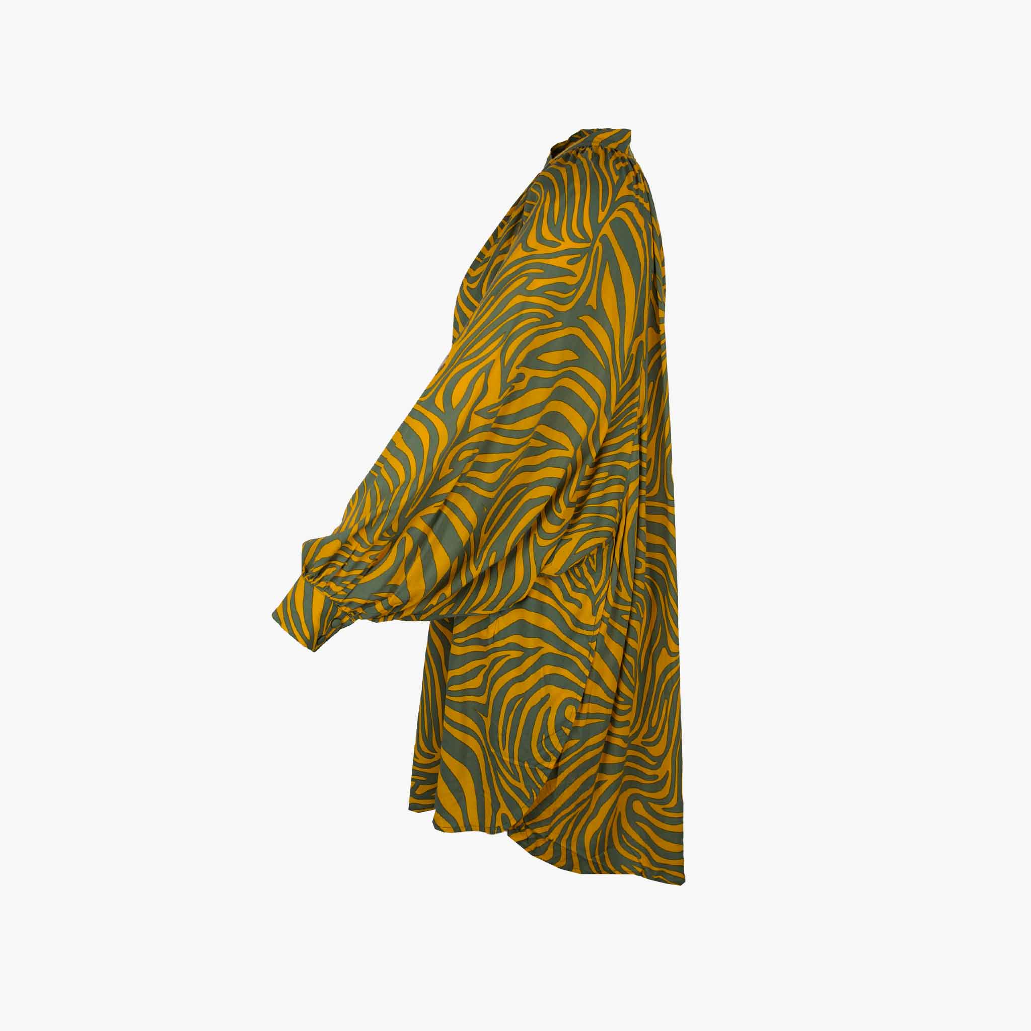 Genesis Kleid Tunikastyle | grün-gelb