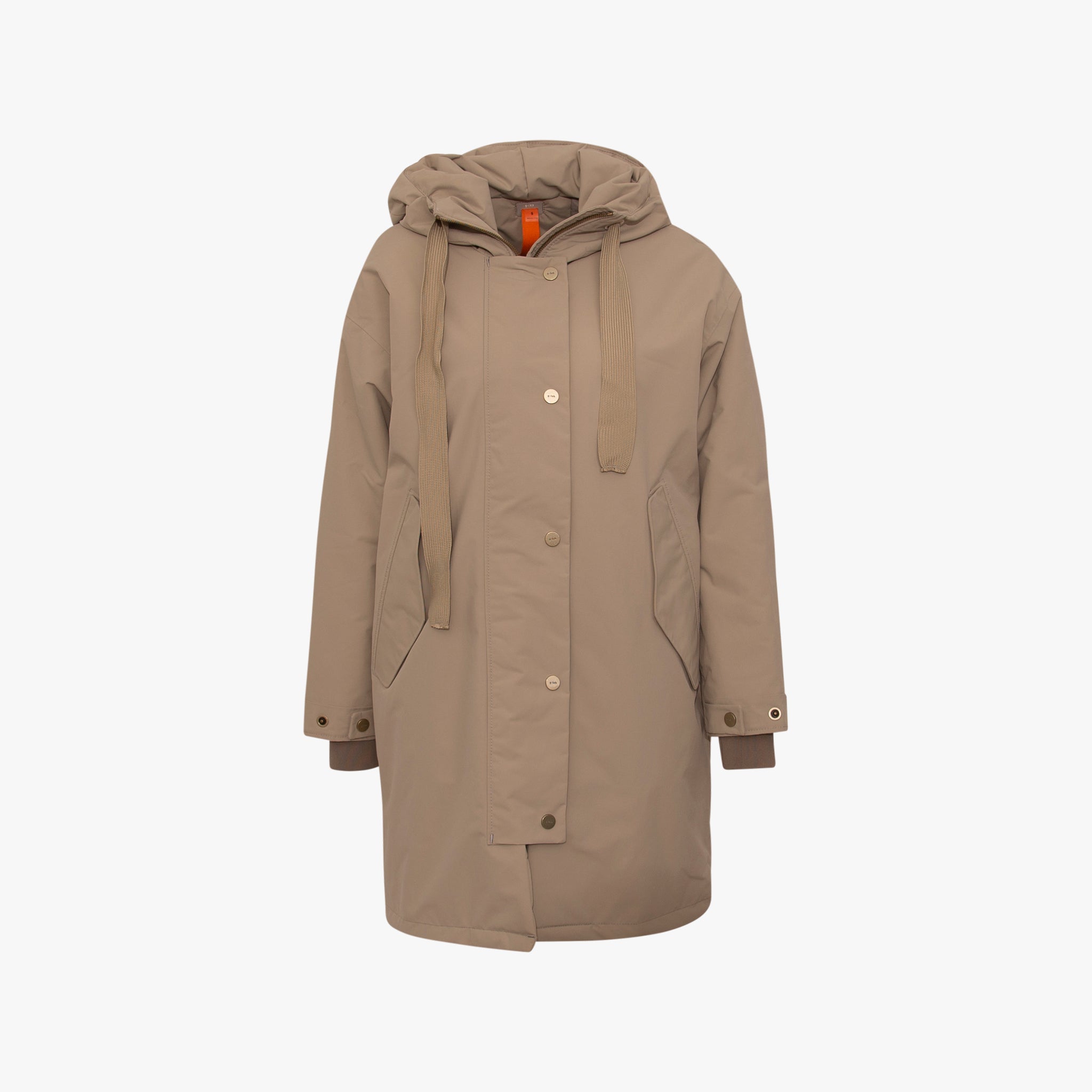 Parka mit Kapuze | kreide