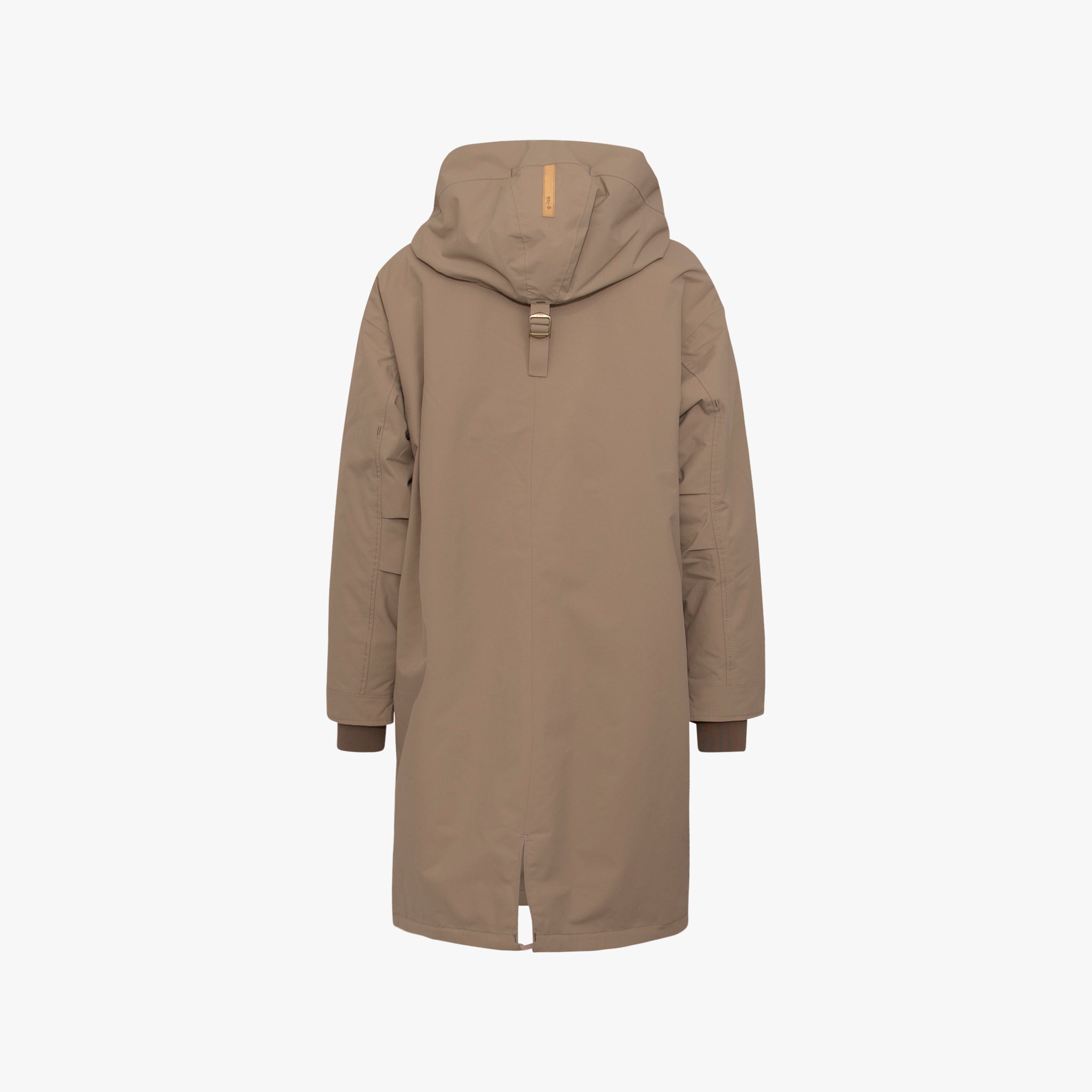 Parka mit Kapuze | kreide