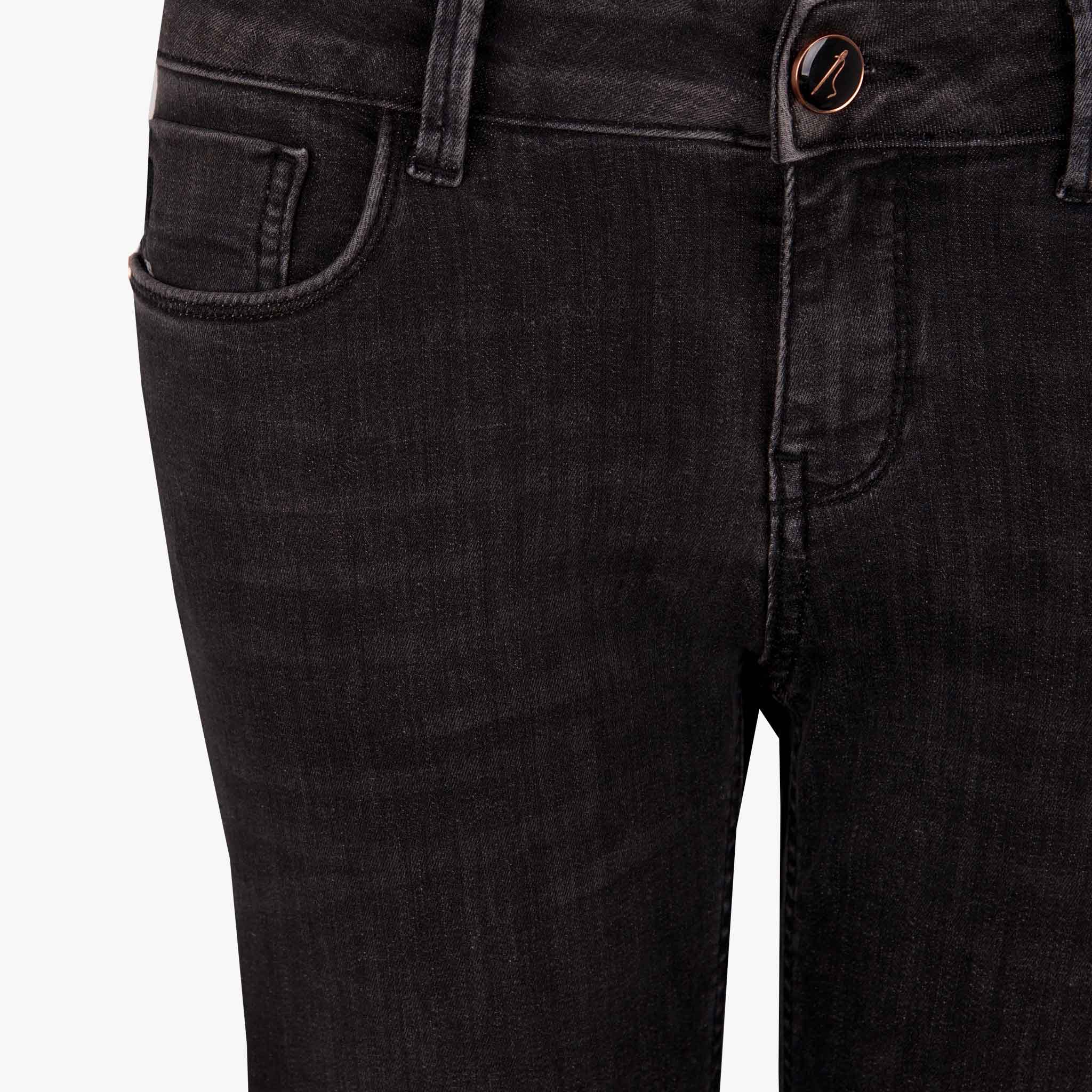 Goldgarn Jeans Straight Cut | schwarz