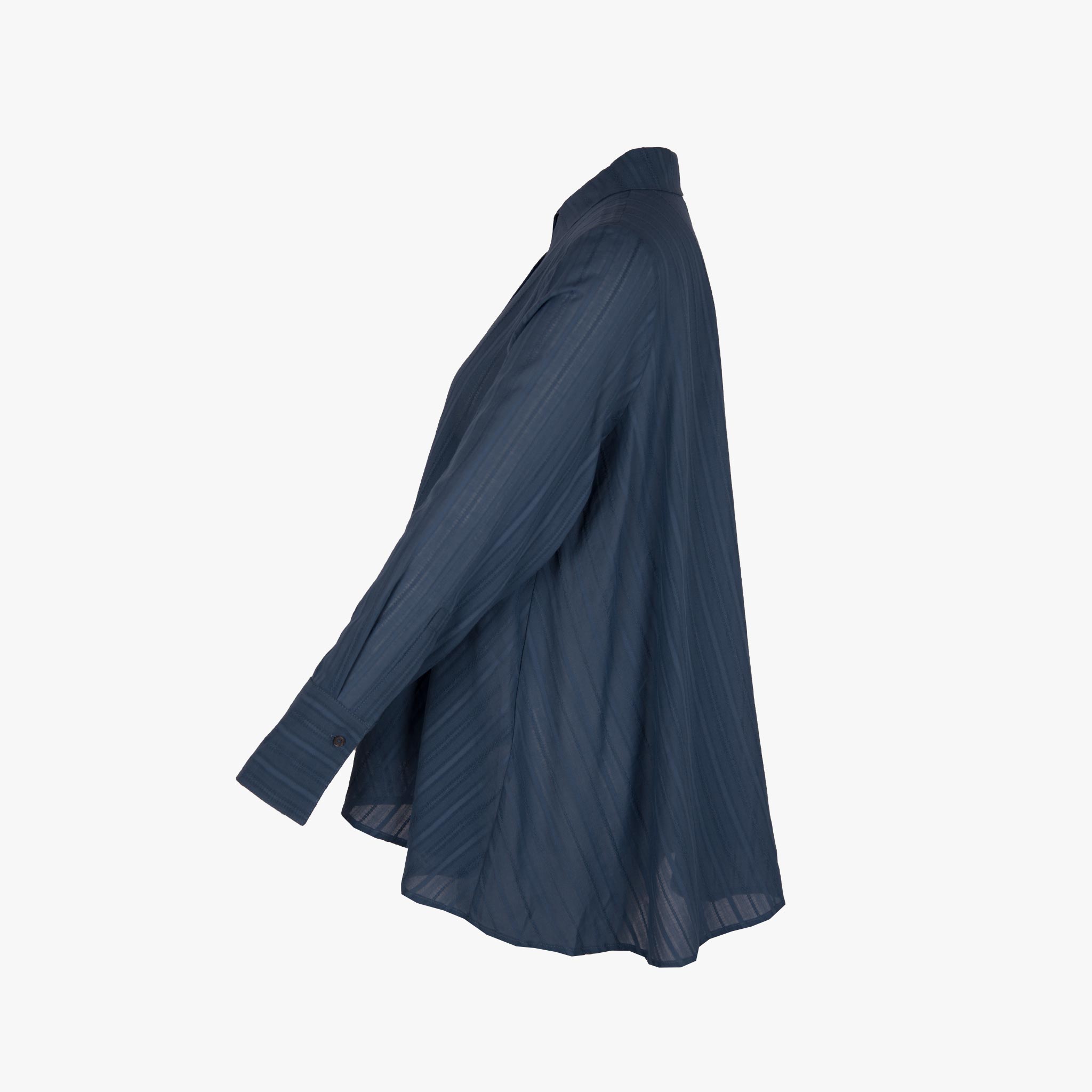 Hana San Bluse Stripes | blau