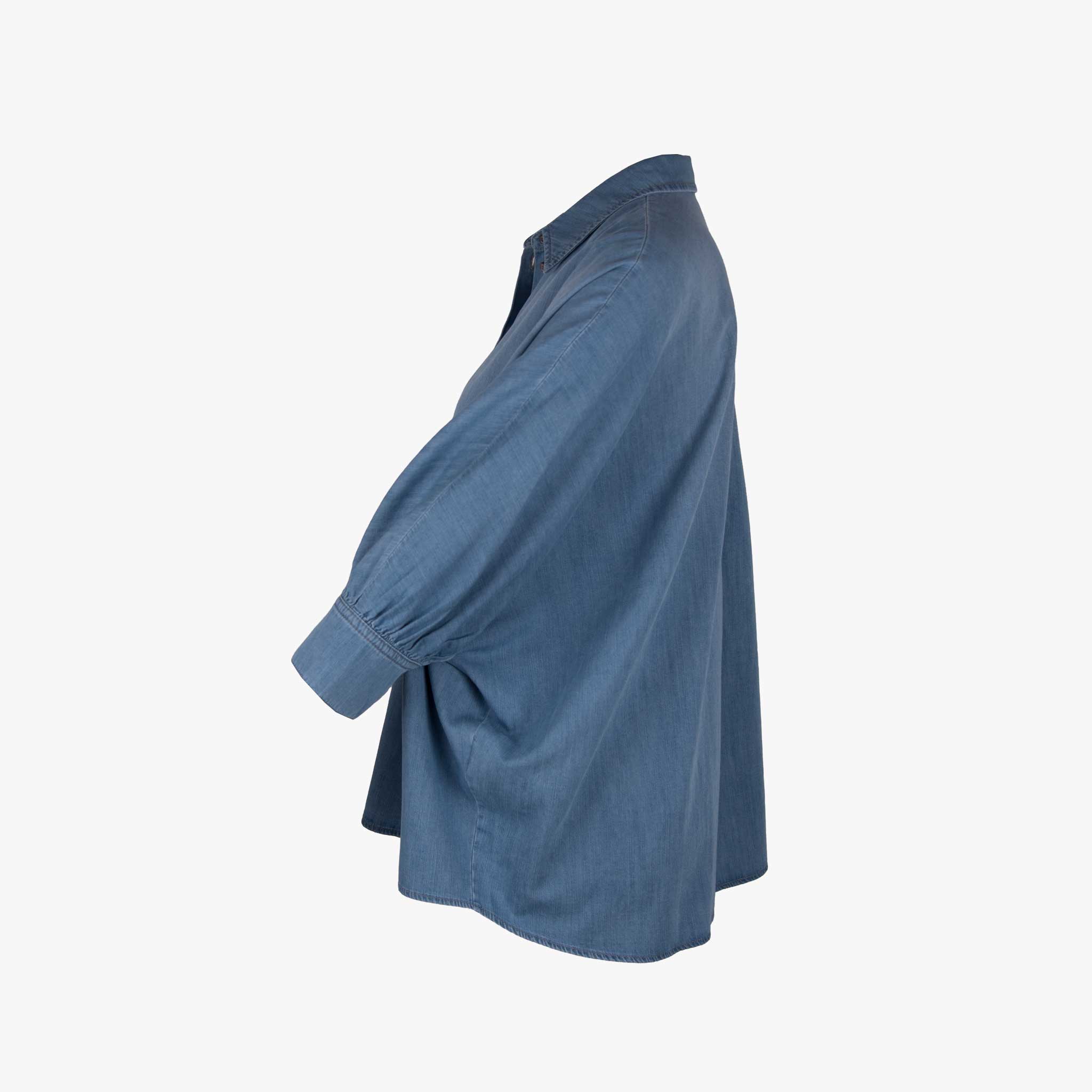 Hana San Jeansbluse | blau