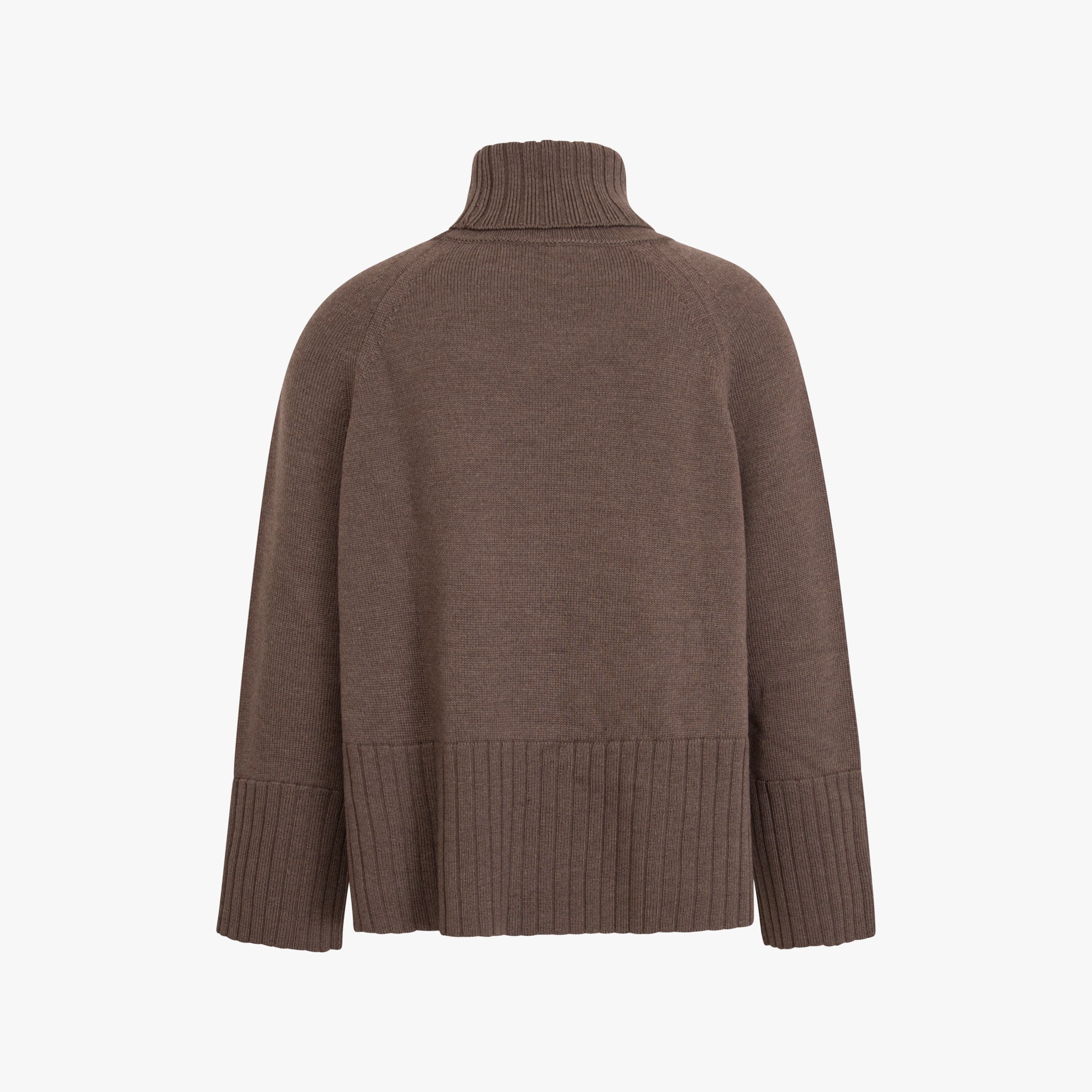 Rollkragenpulli lässig | taupe