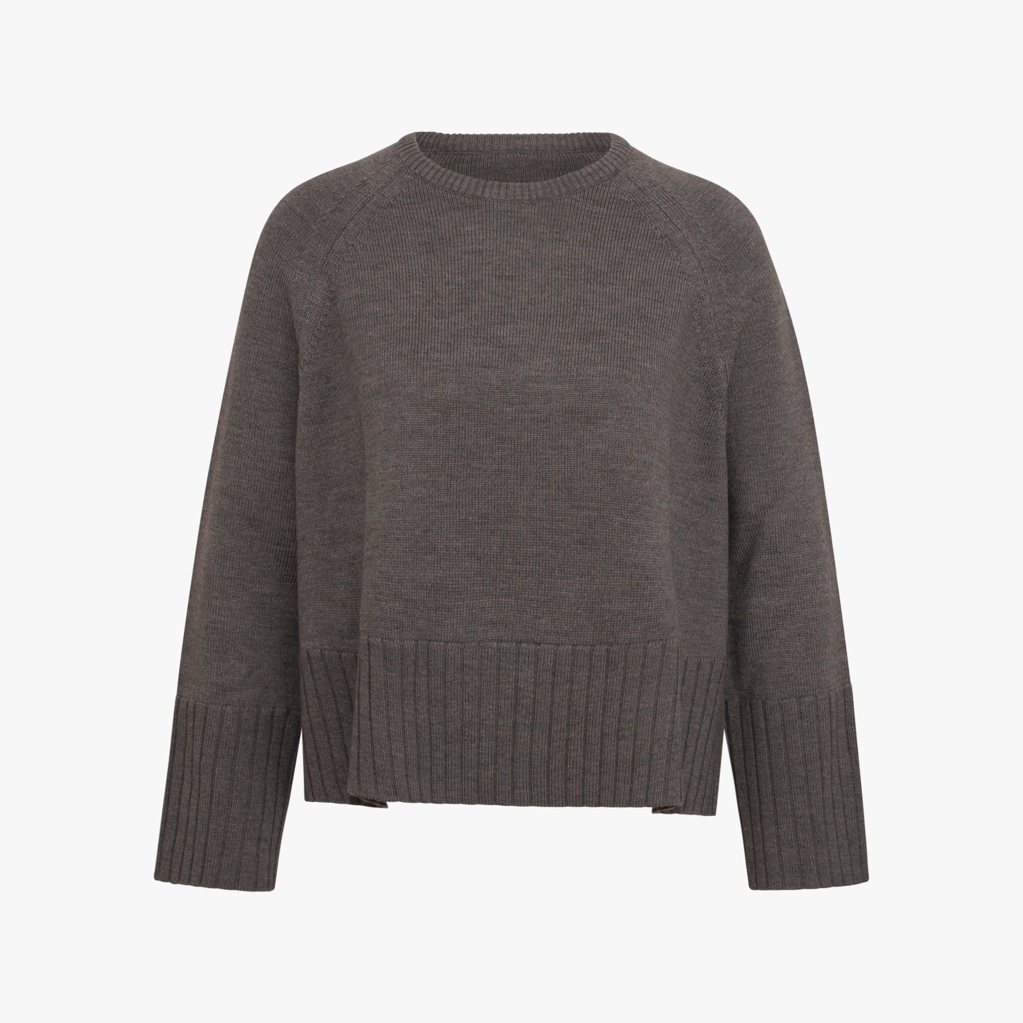 RH-Pulli lässig | grau