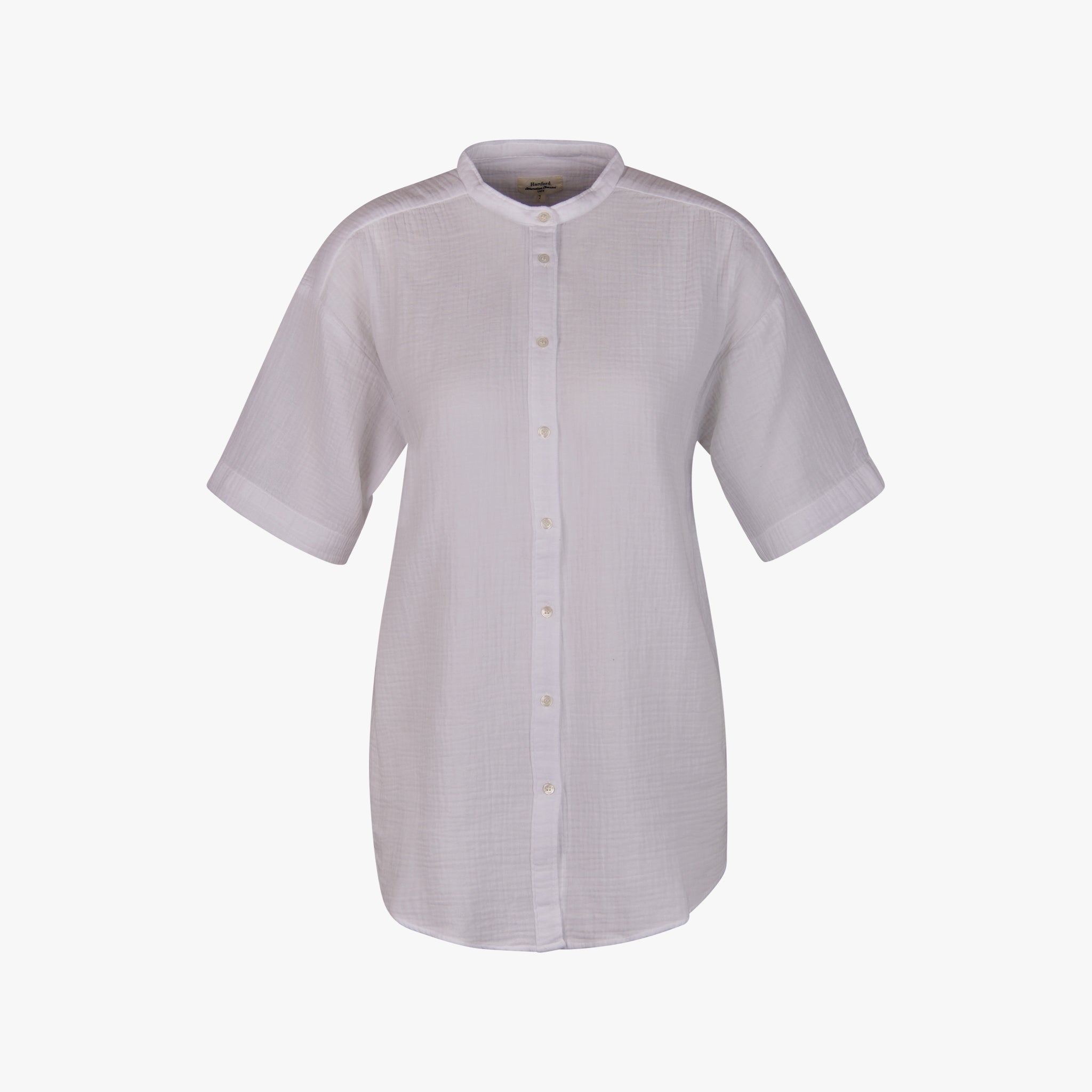 Hartford Stehkragenbluse | weiß
