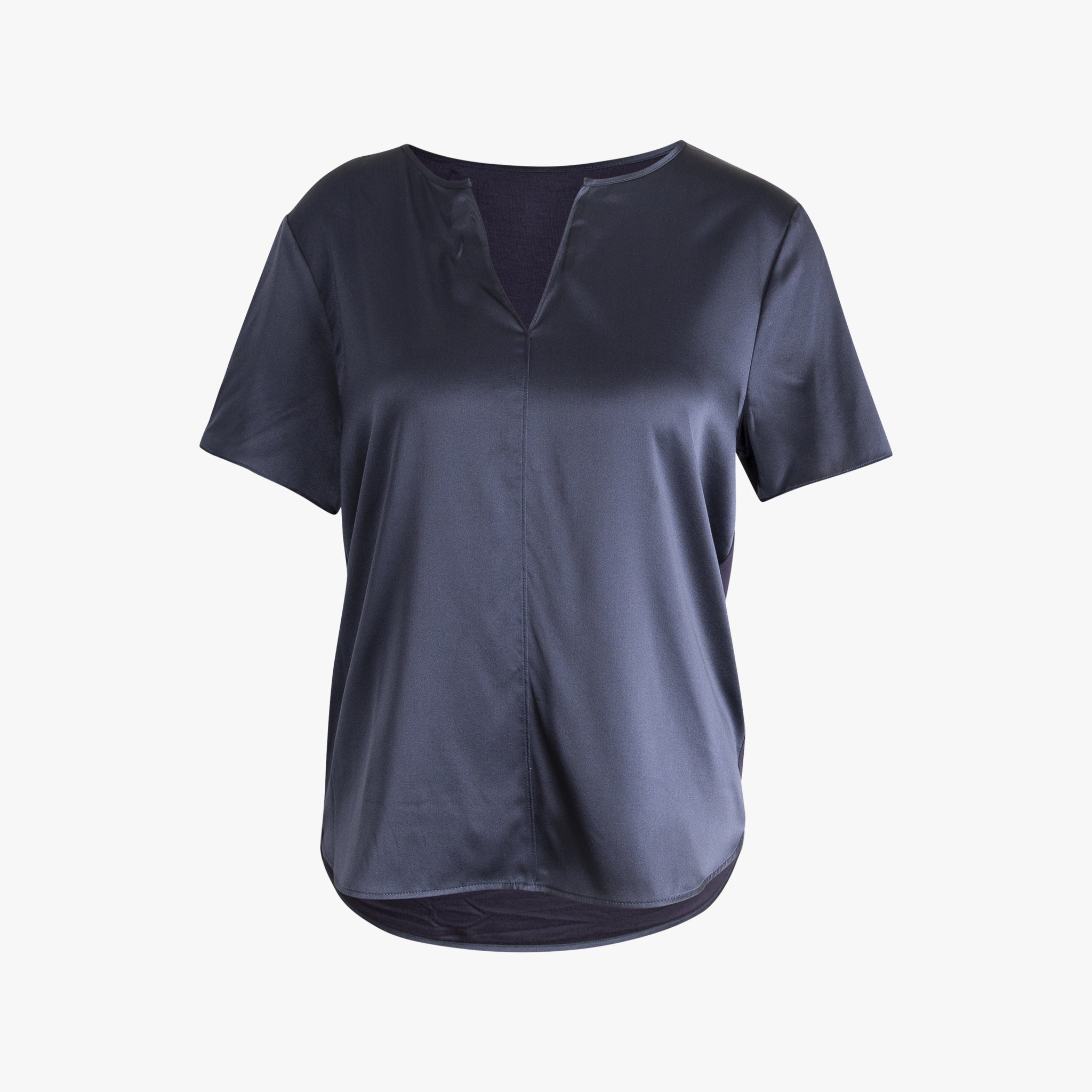 Blusenshirt aus Seide | marine