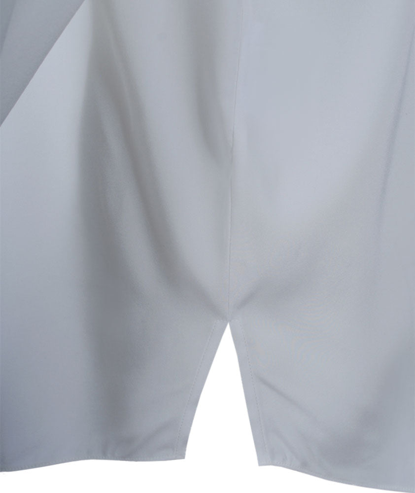 Seidenschlupfbluse uni | offwhite