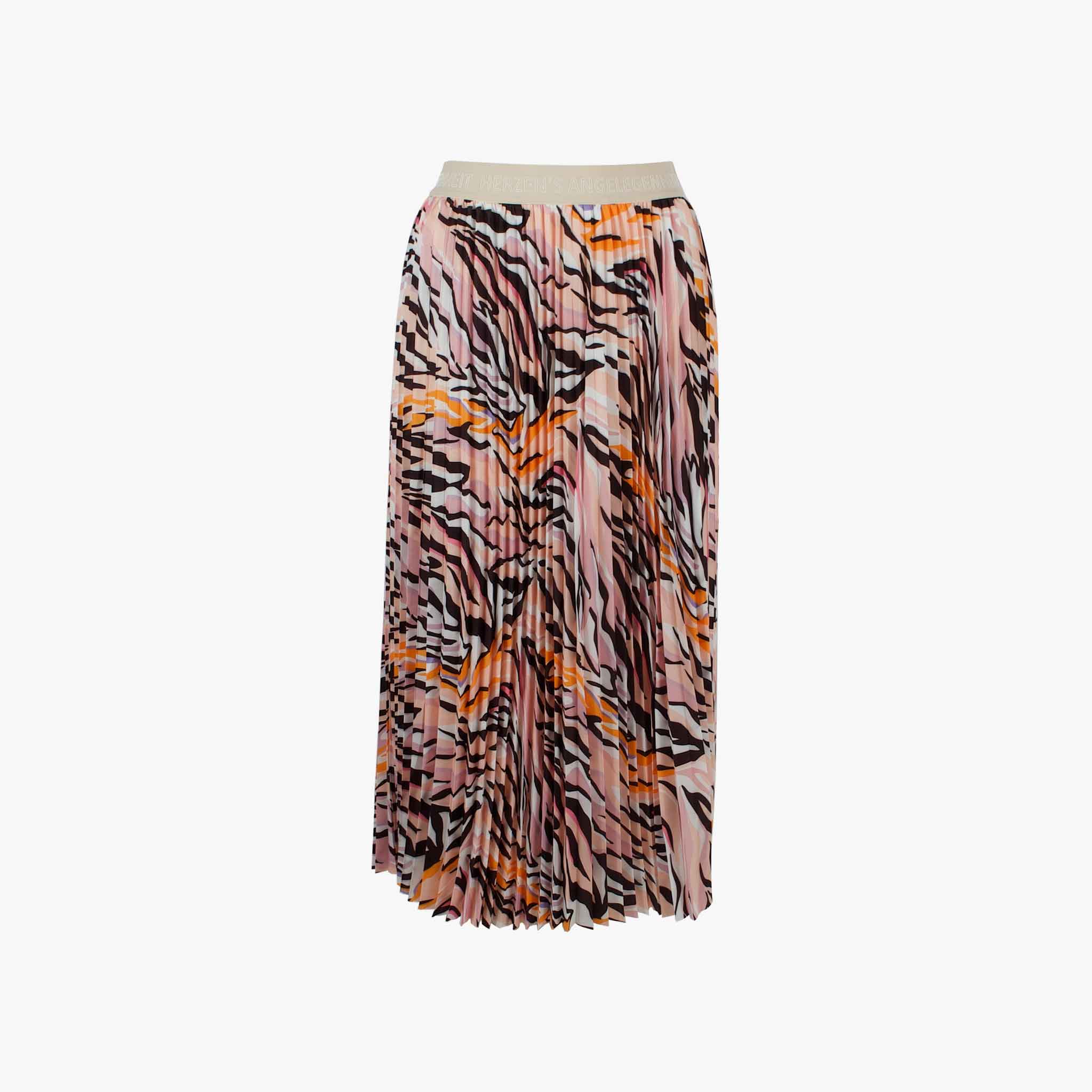 Plisseerock Animalprint | multicolor
