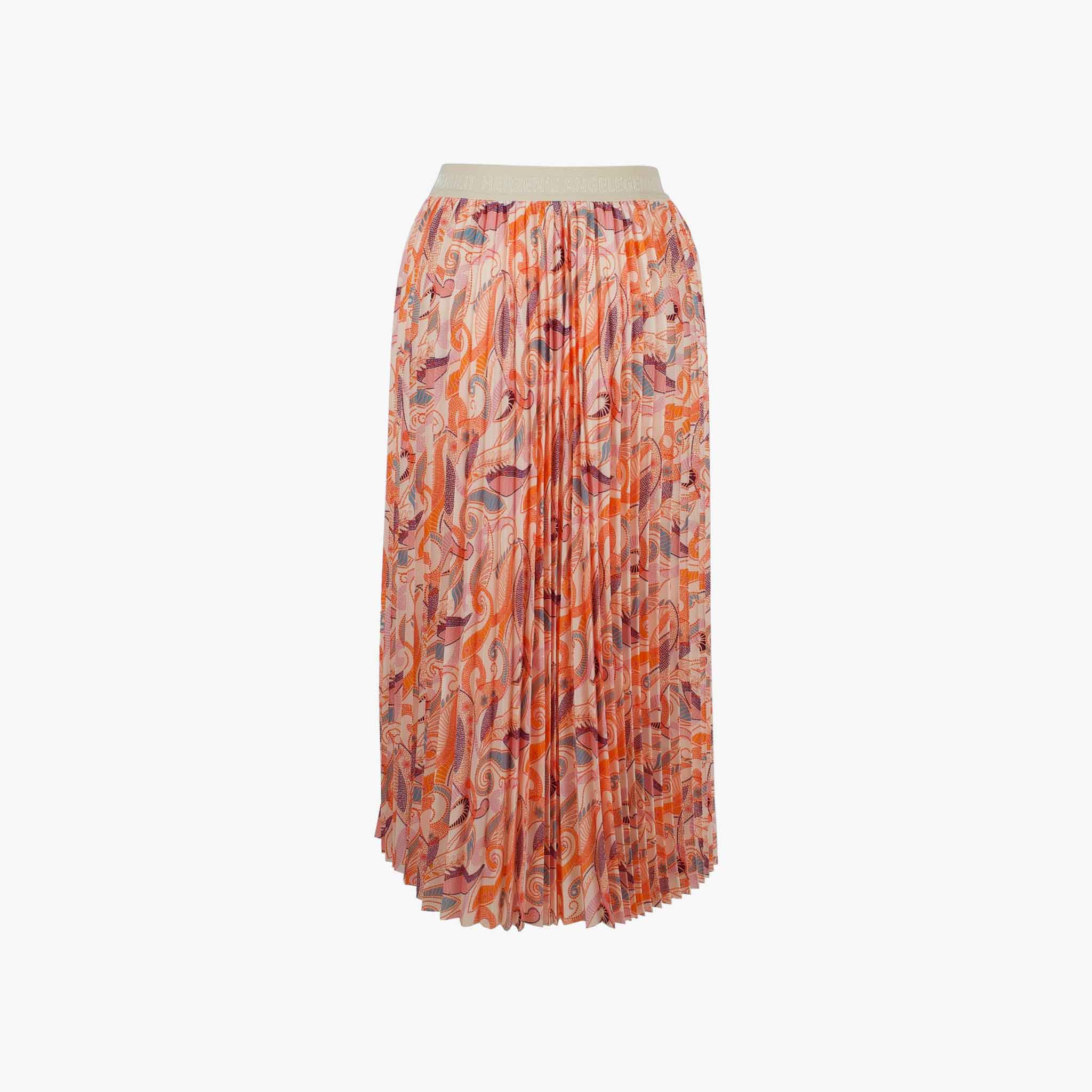 Plisseerock Print | multicolor