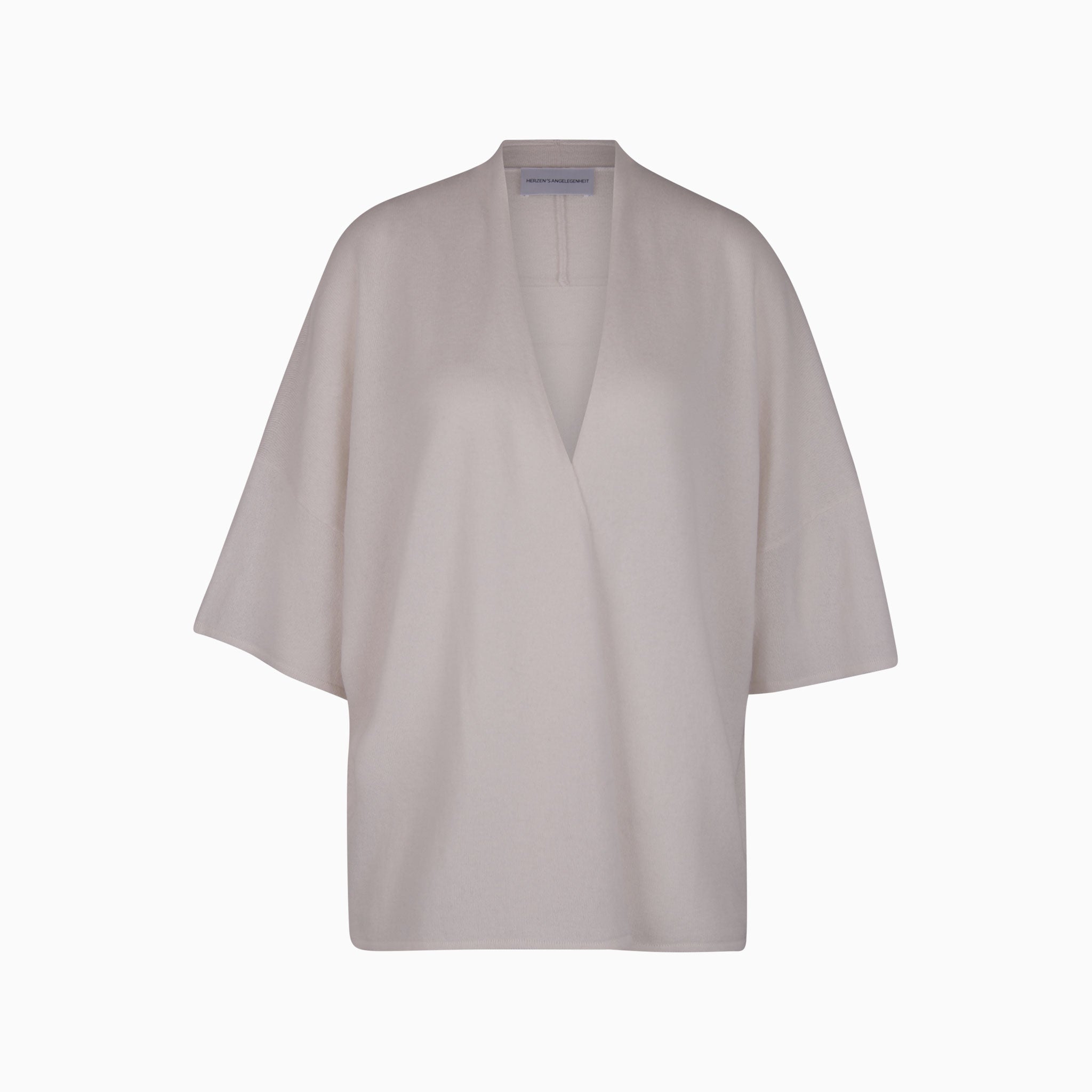 Herzensangelegenheit Ponchojacke Cashmere | offwhite