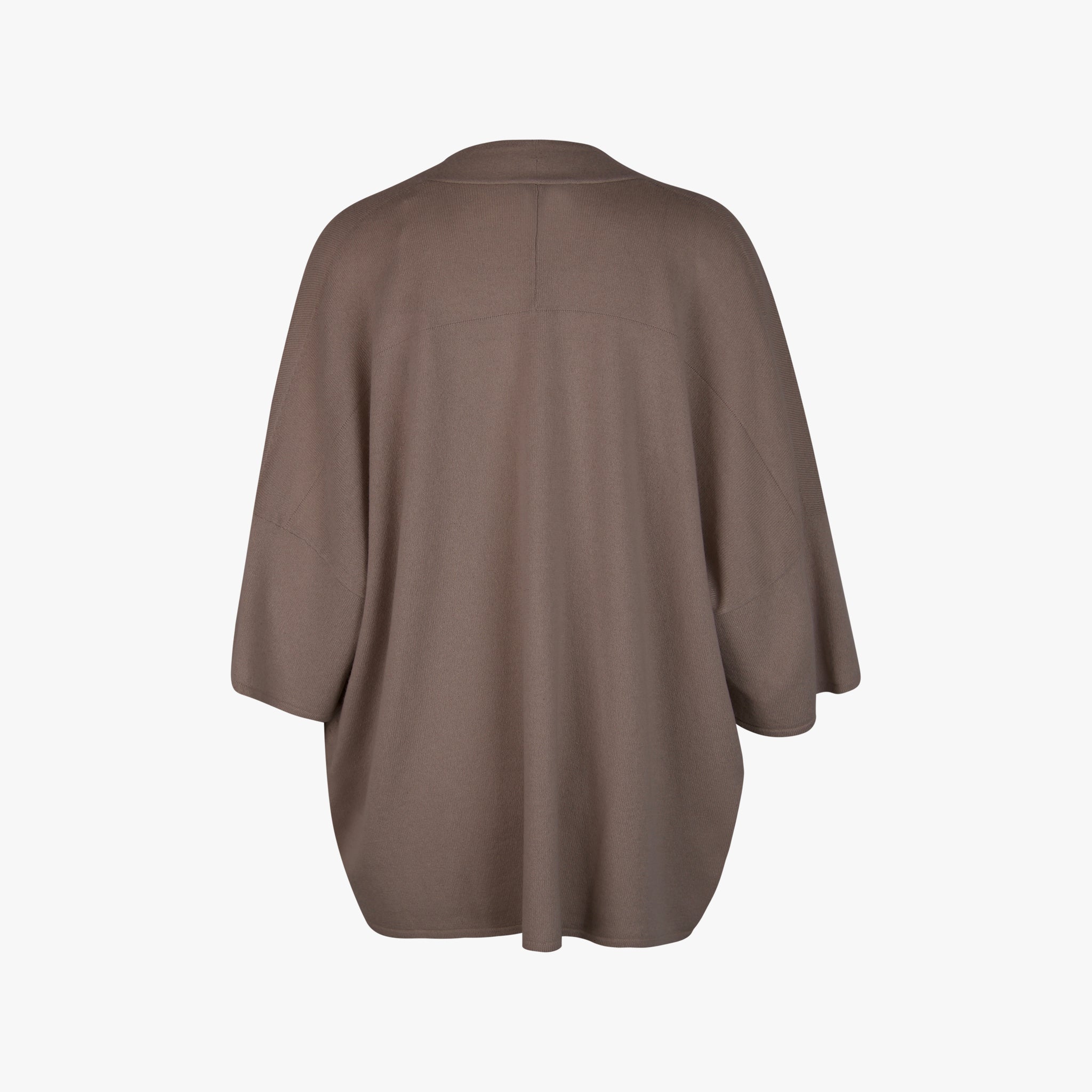 Herzensangelegenheit Ponchojacke Cashmere | stein