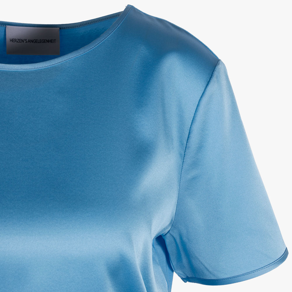 Herzensangelegenheit RH-Blusenshirt uni | hellblau