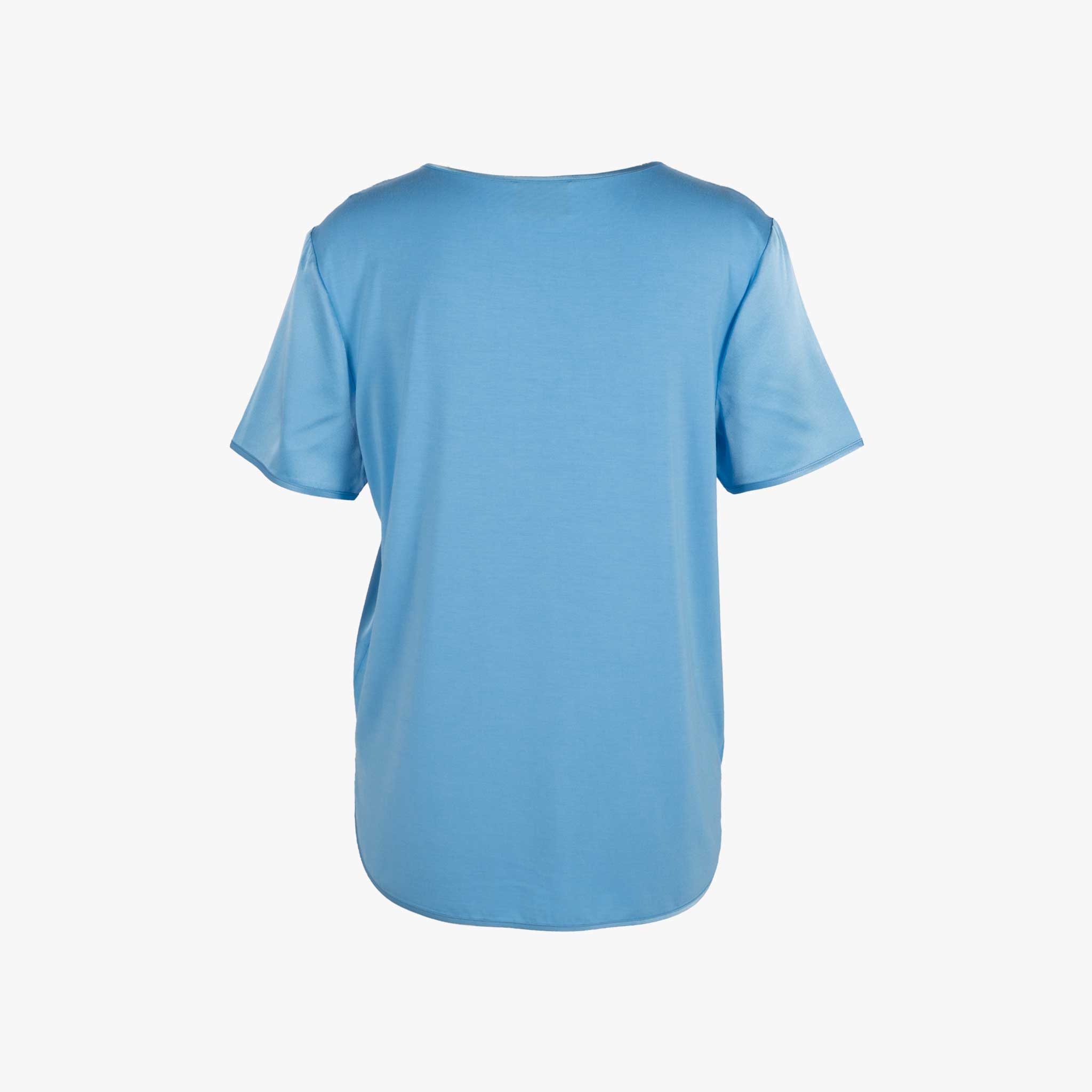 Herzensangelegenheit RH-Blusenshirt uni | hellblau