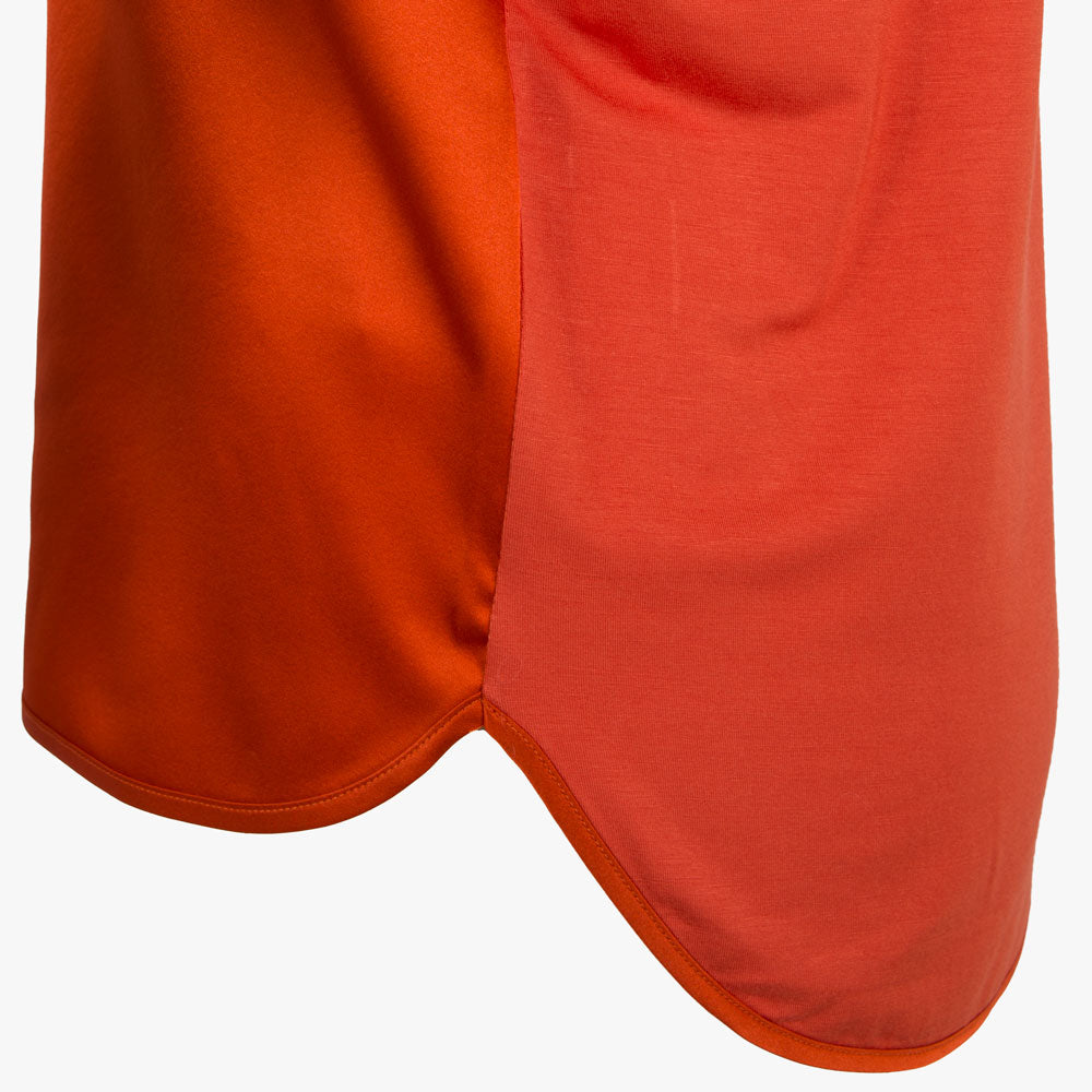 Herzensangelegenheit RH-Blusenshirt uni | rost