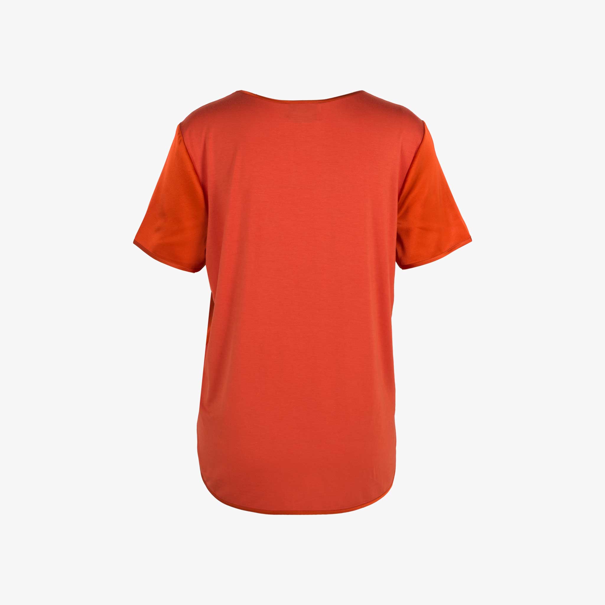 Herzensangelegenheit RH-Blusenshirt uni | rost