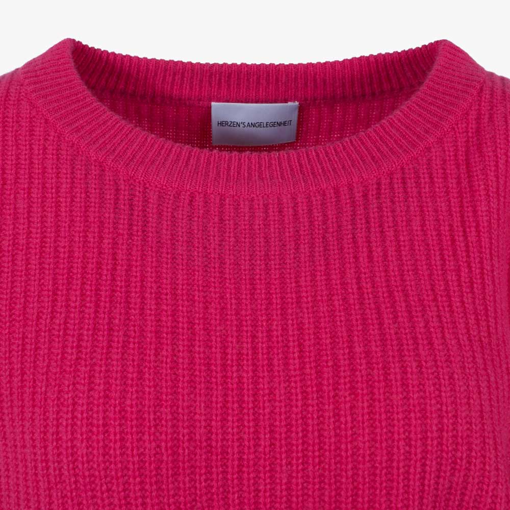 Rippenpulli Ballonarm | pink