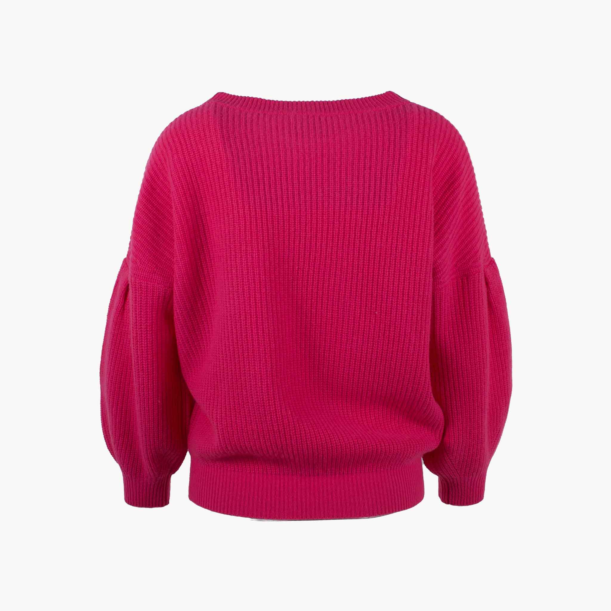 Rippenpulli Ballonarm | pink