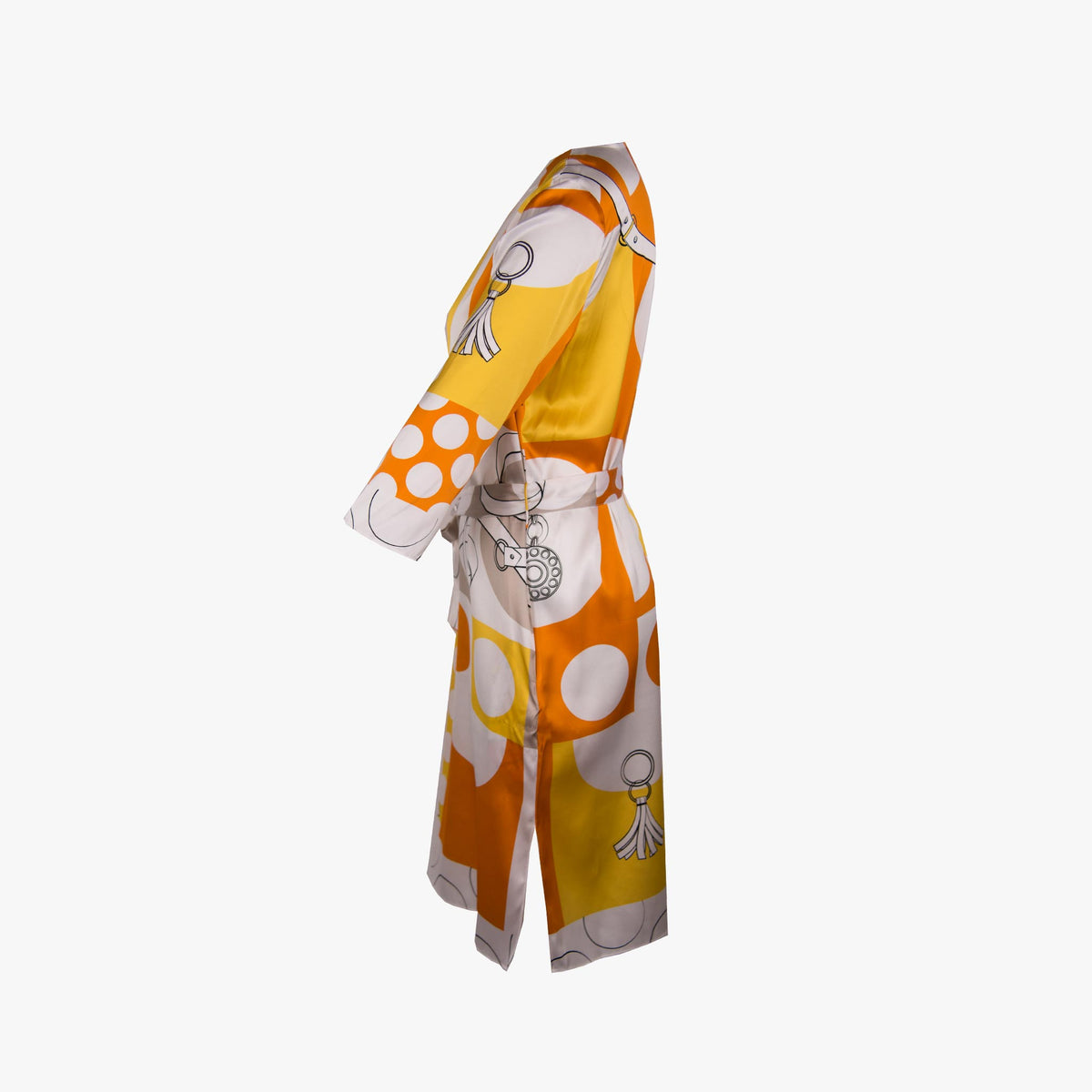 Herzensangelegenheit Seidenkleid | multicolor