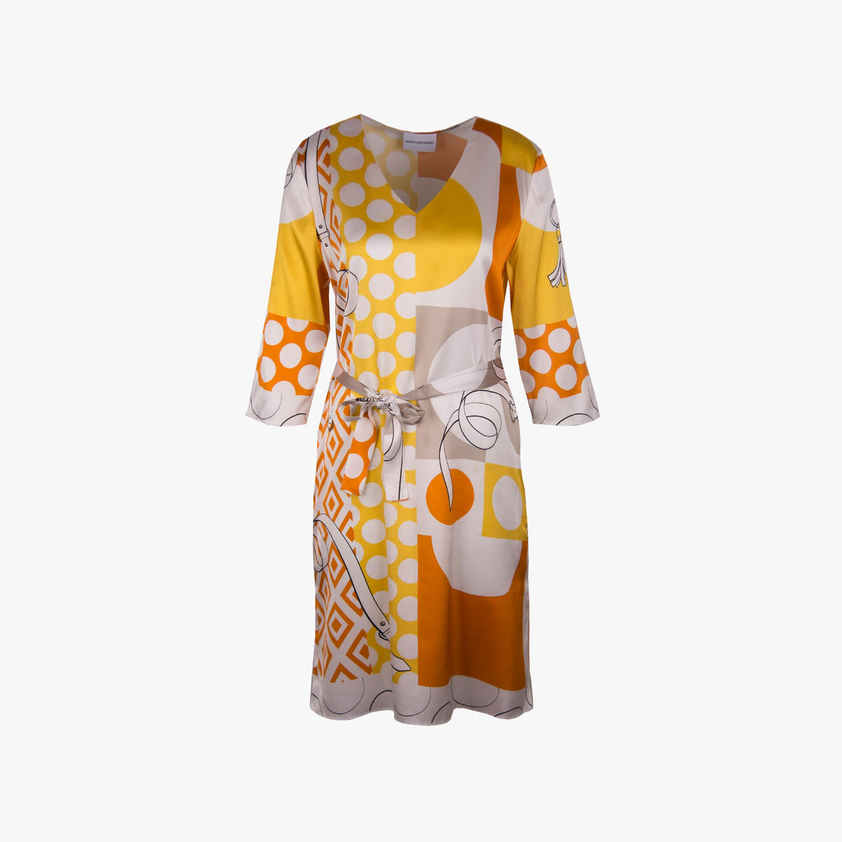 Herzensangelegenheit Seidenkleid | multicolor