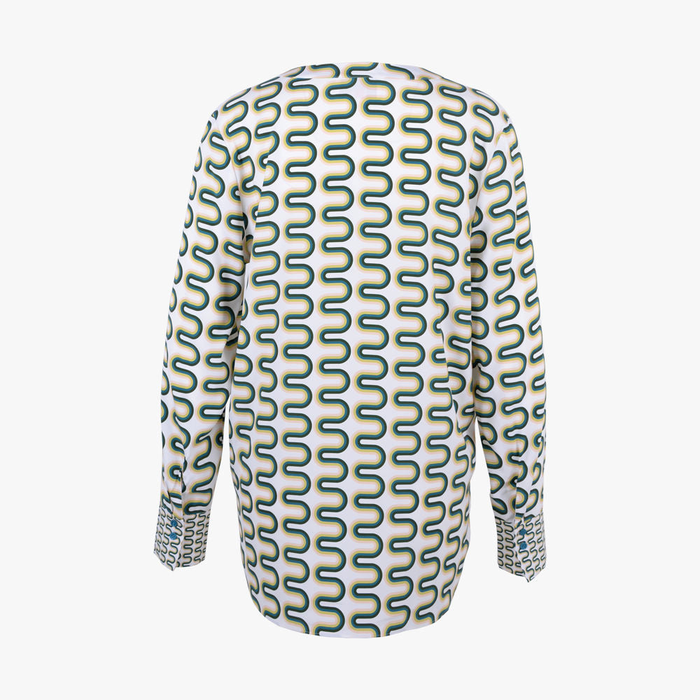 Seidenstretchbluse Print (multicolor, 32) | multicolor