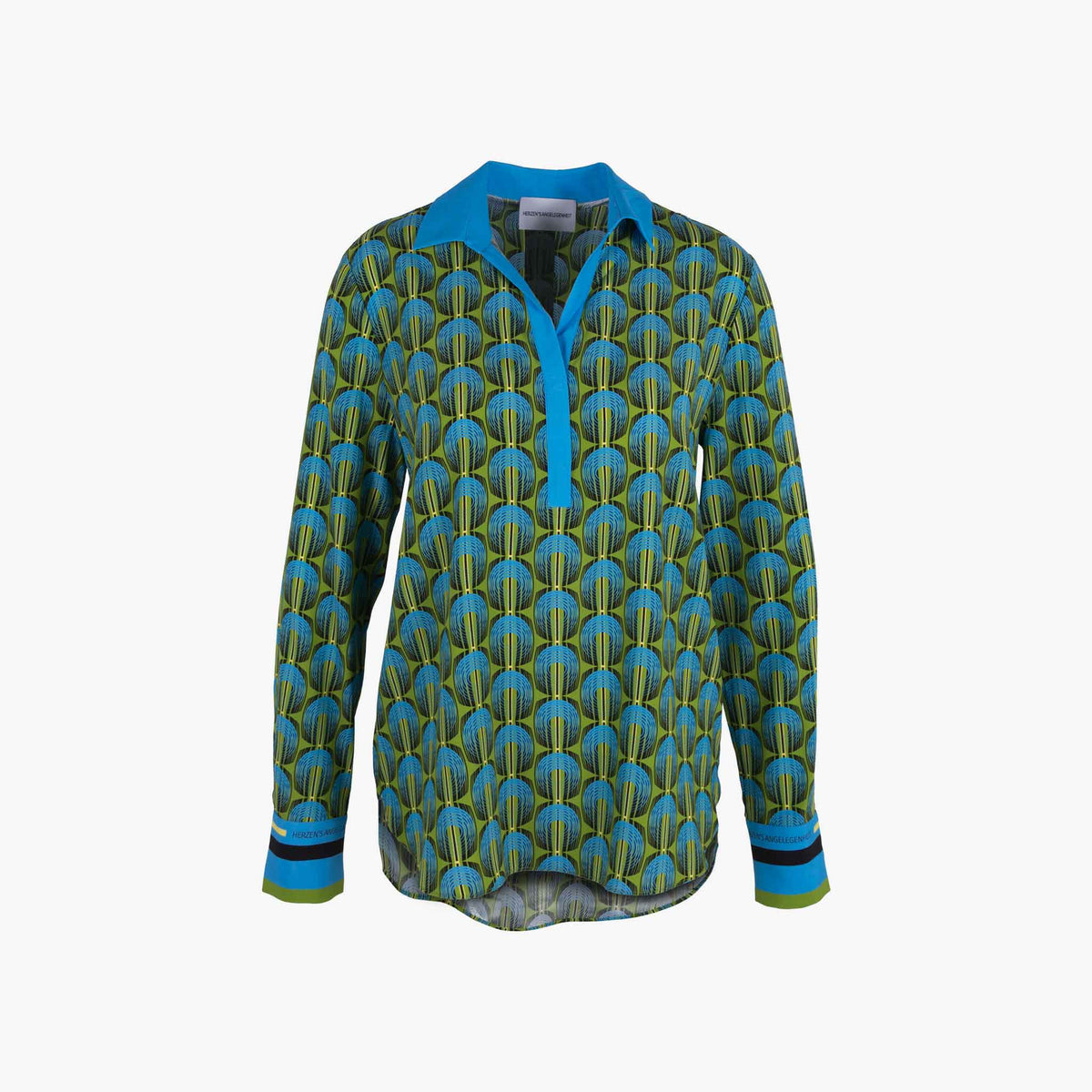 Herzensangelegenheit Seidenstretchbluse Print | multicolor