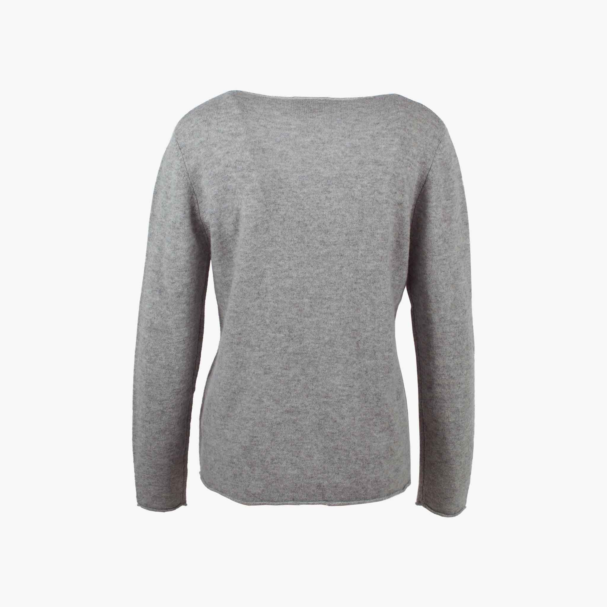 V-Pulli Cashmere | grau
