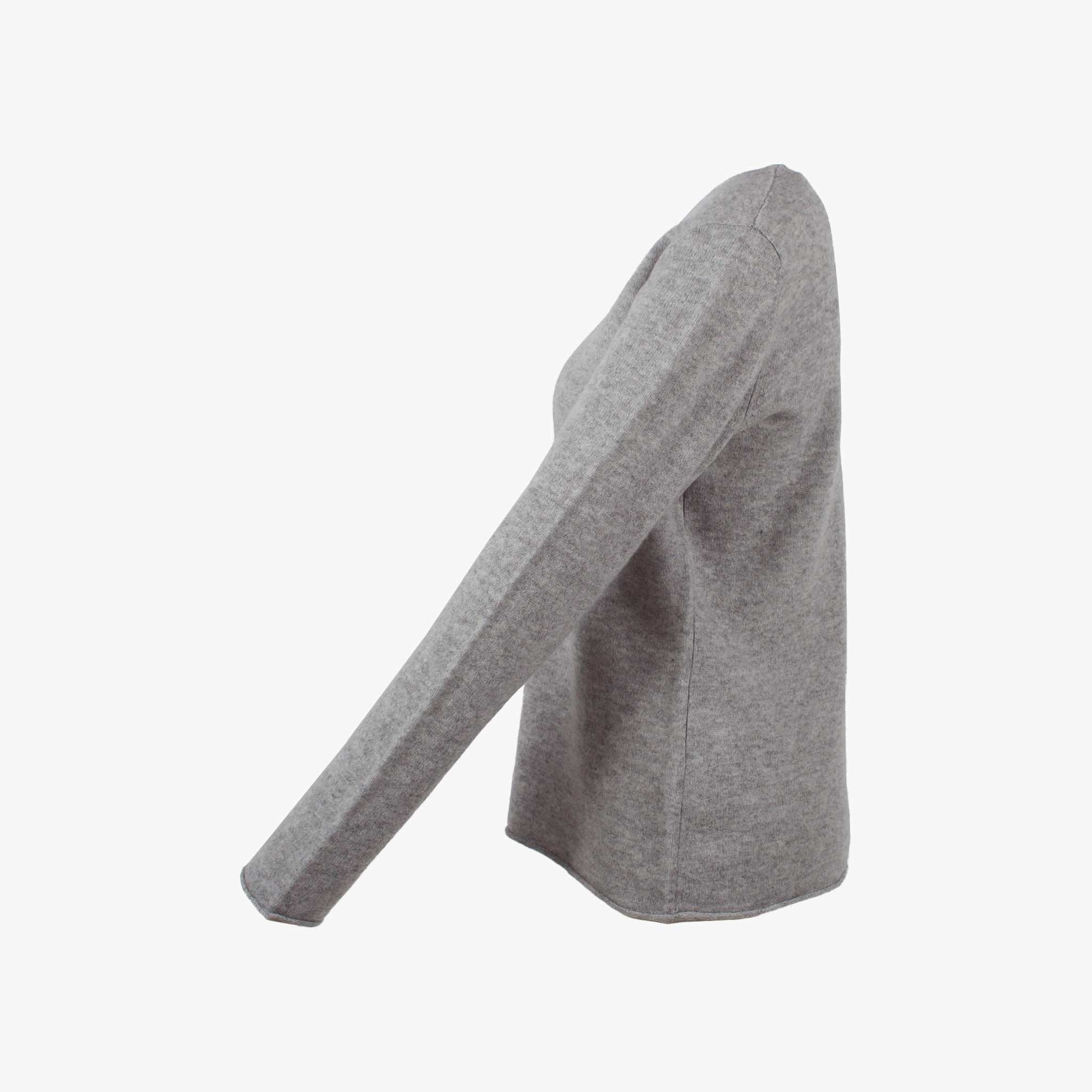 V-Pulli Cashmere | grau