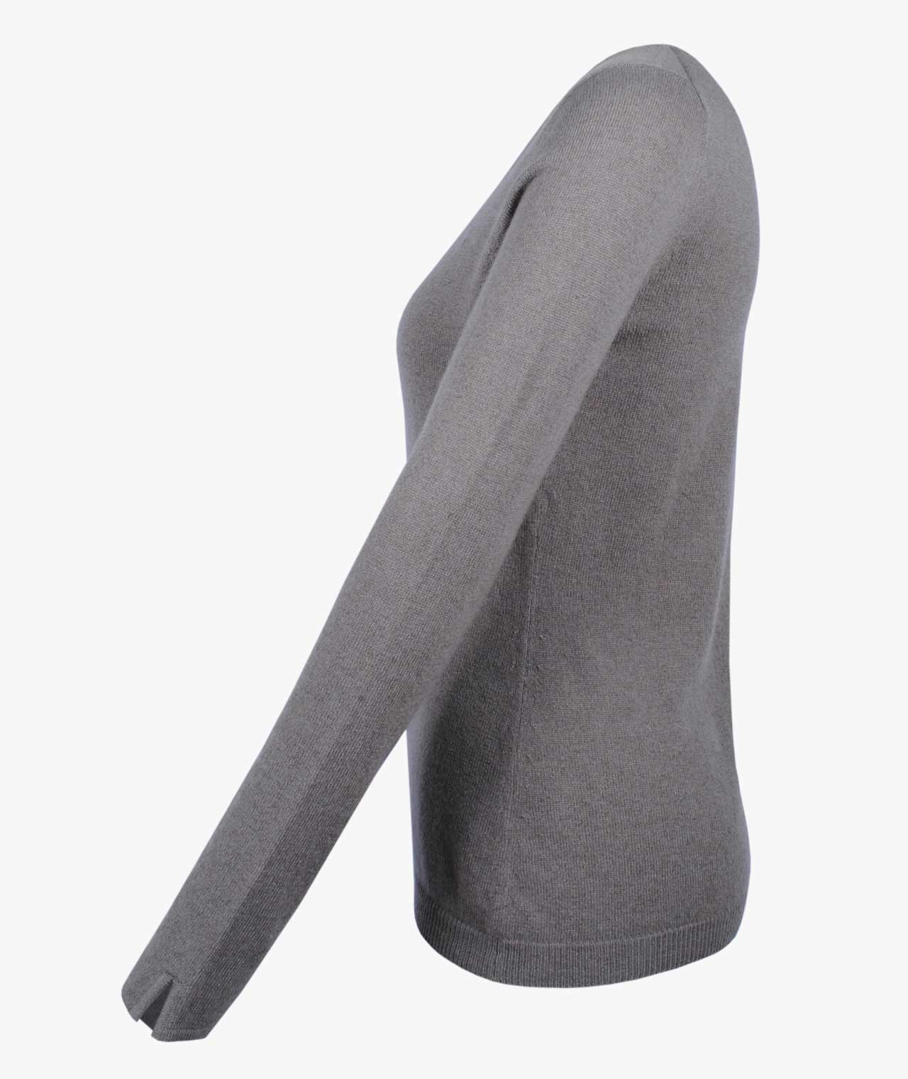 V-Pulli schmal | taupe
