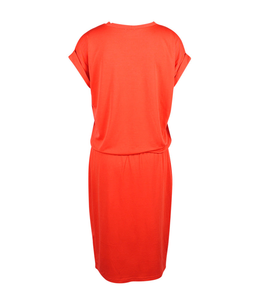 Kleid Wickeloptik Estelle | red