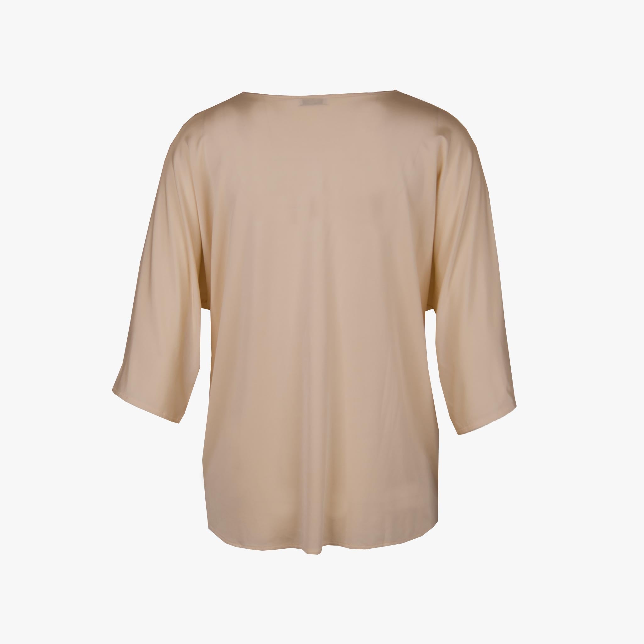 iheart Rundhals Blusenshirt uni | sand