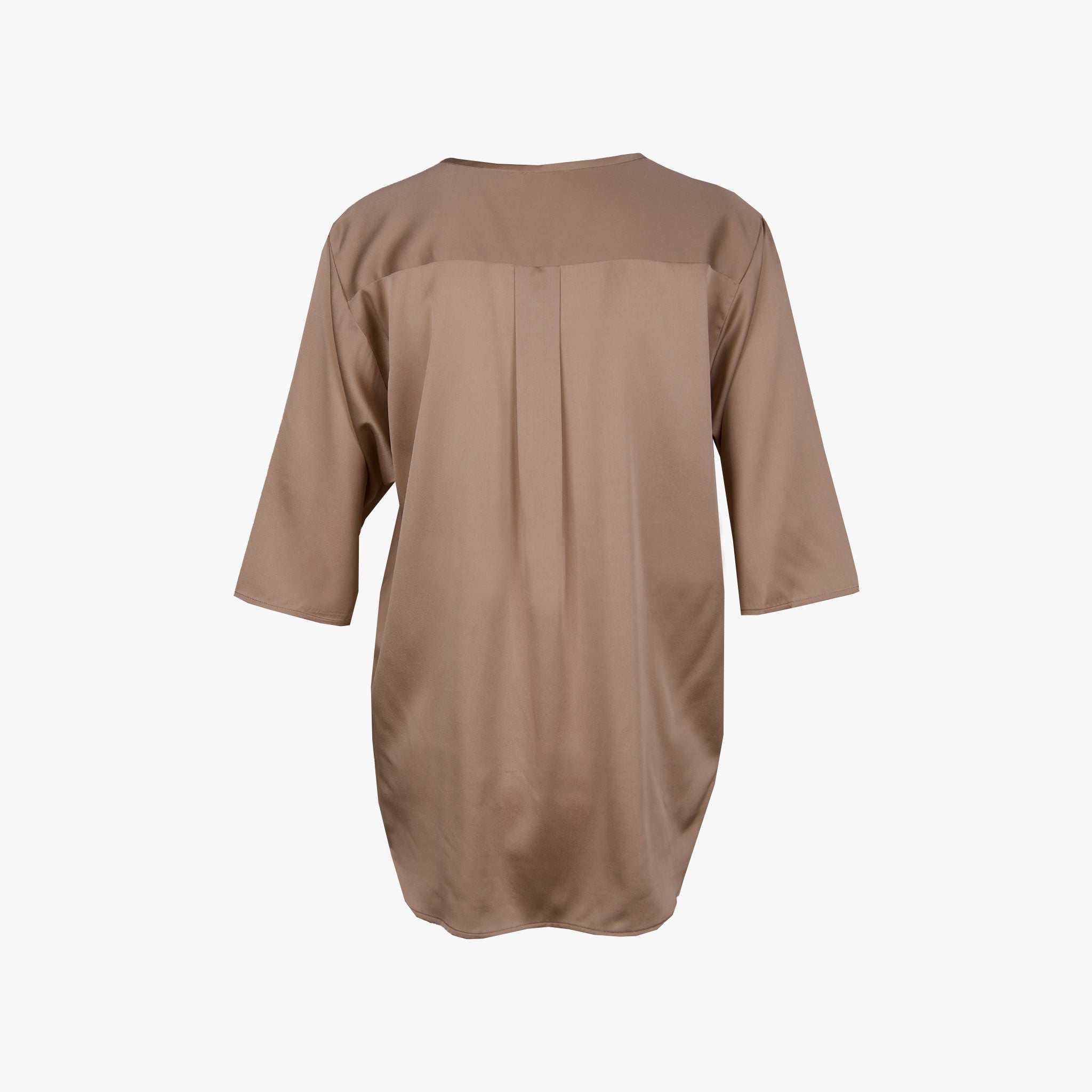 iheart Seidensatin Bluse | beige