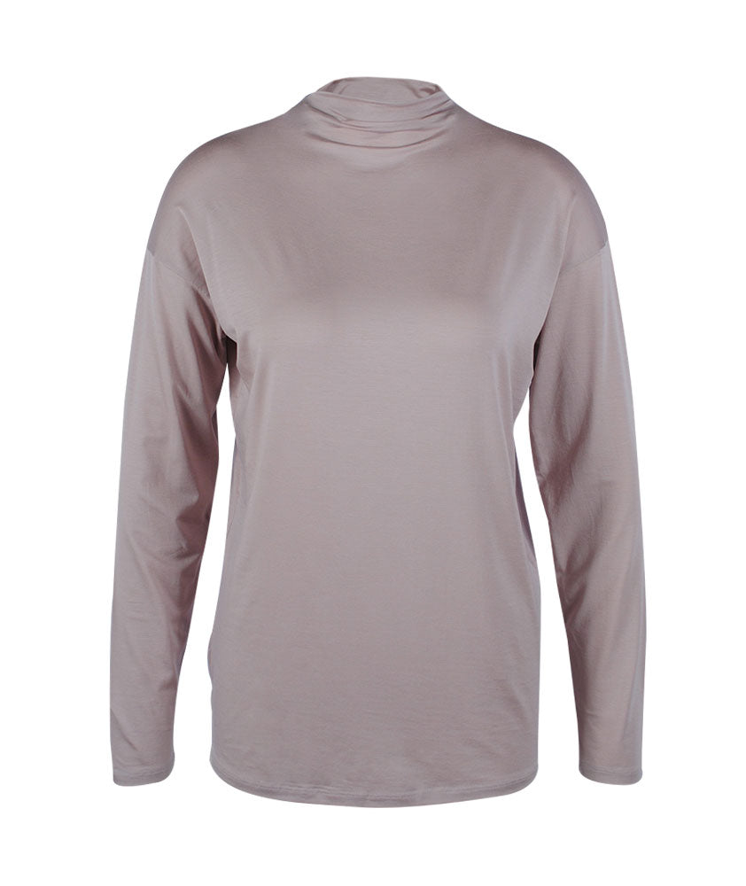 Turtle Neck Shirt | mauve