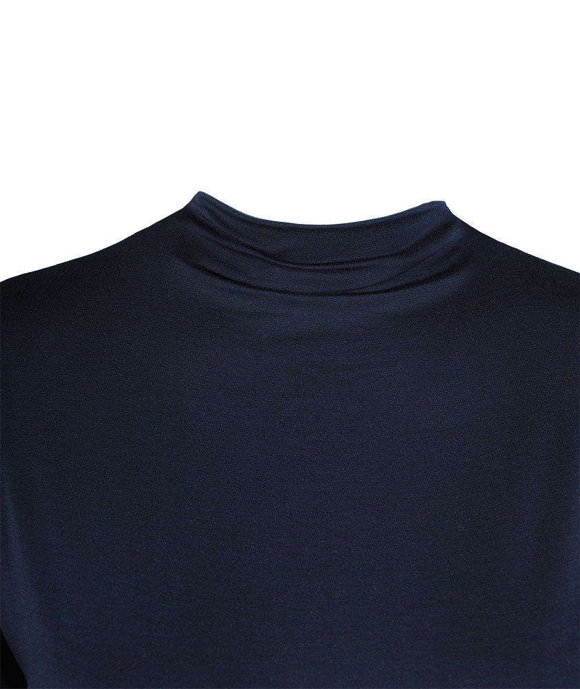 Turtle Neck Shirt | navy