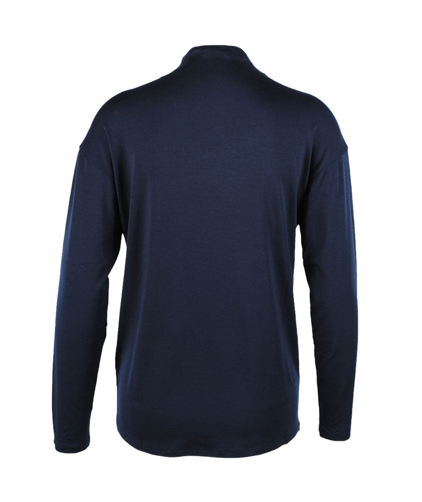 Turtle Neck Shirt | navy