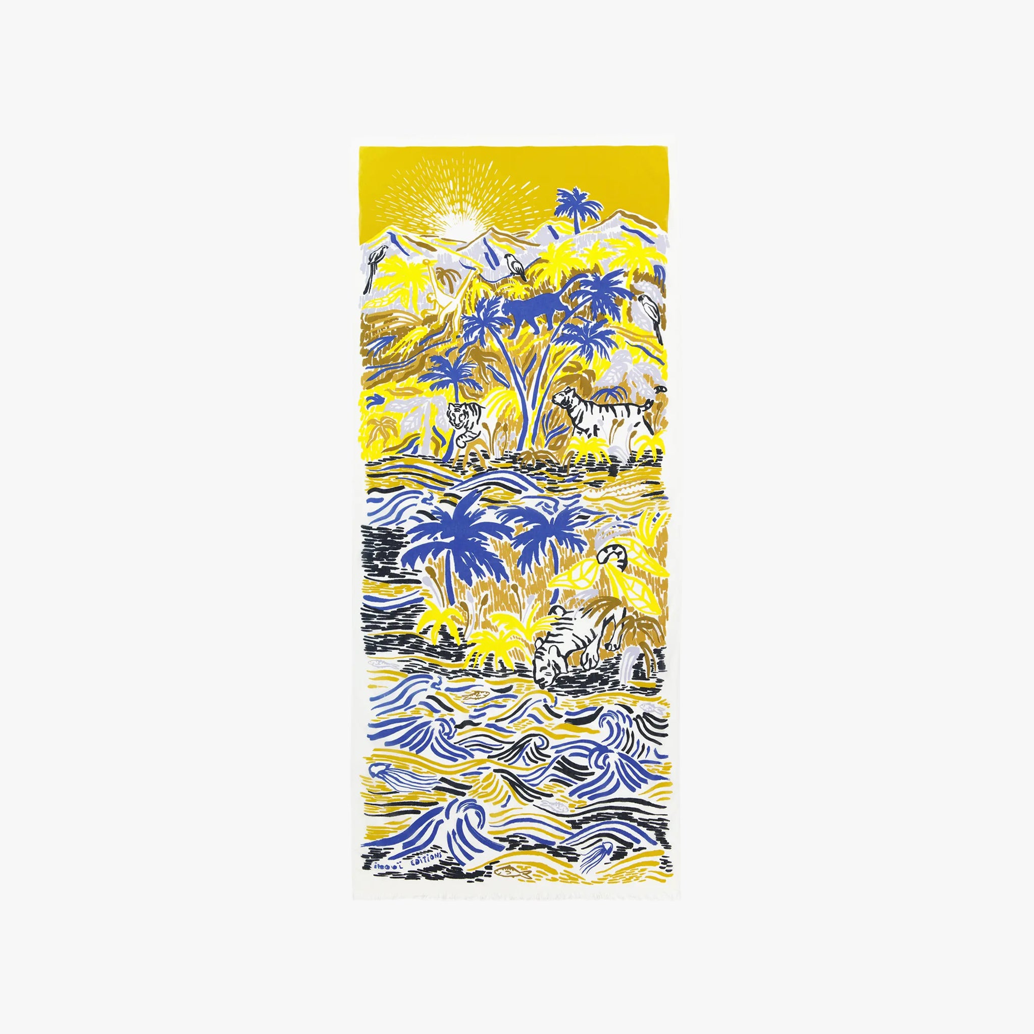 Schal Sumatra | gelb
