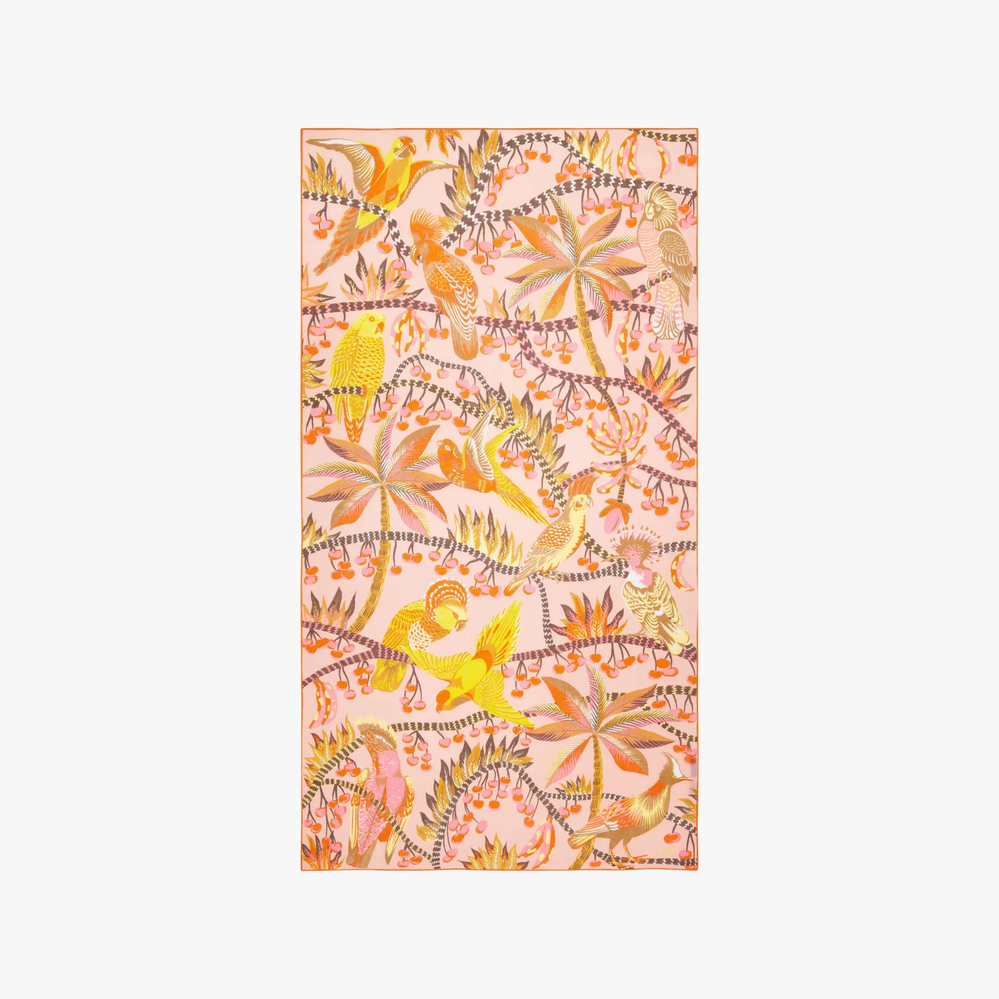 Schal Kirschprint | nude