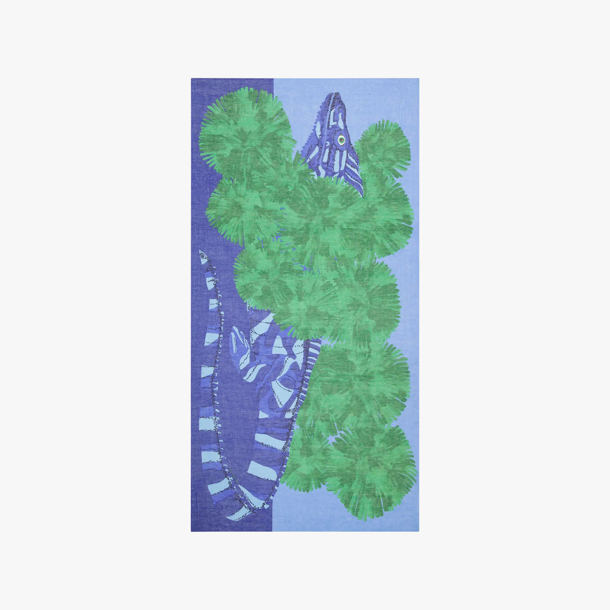 Schal Exenprint | blau