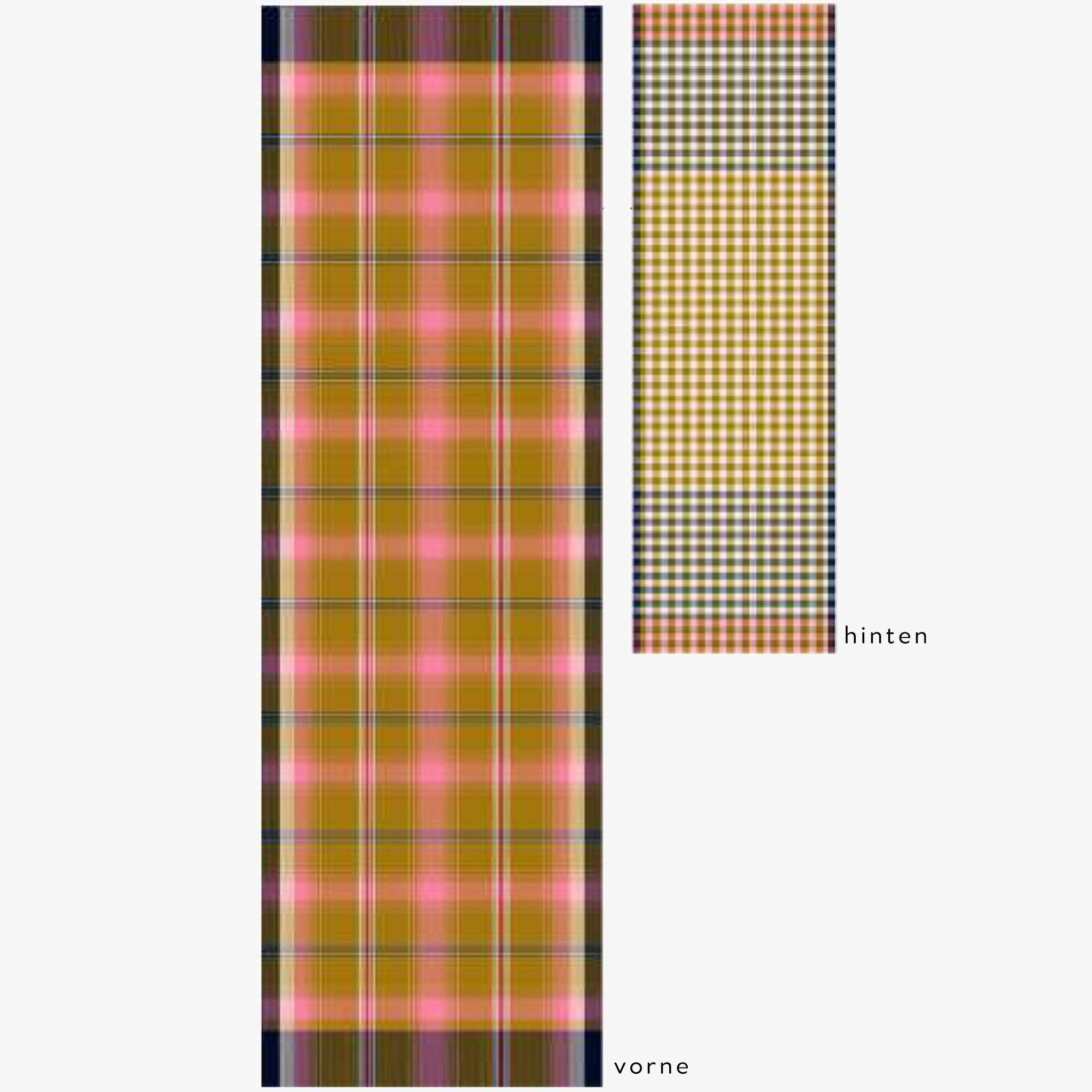 Inouitoosh Wollschal Quadratprint | gelb